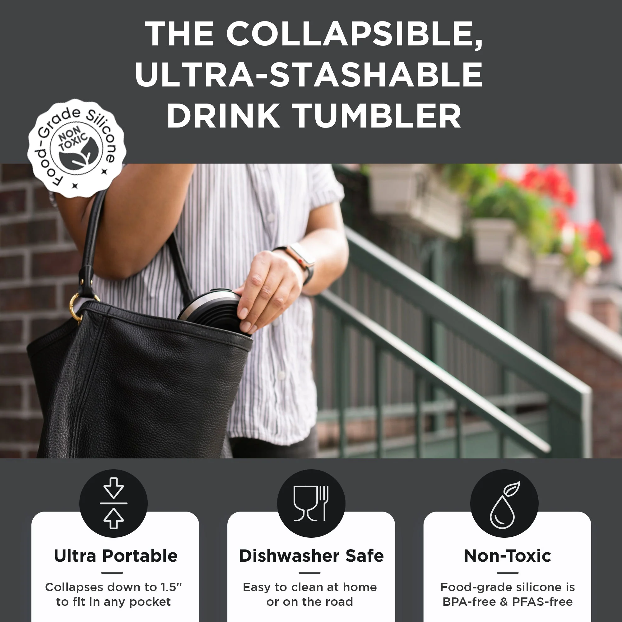 Hydaway - Collapsible Insulated Drink Tumbler - Image 27