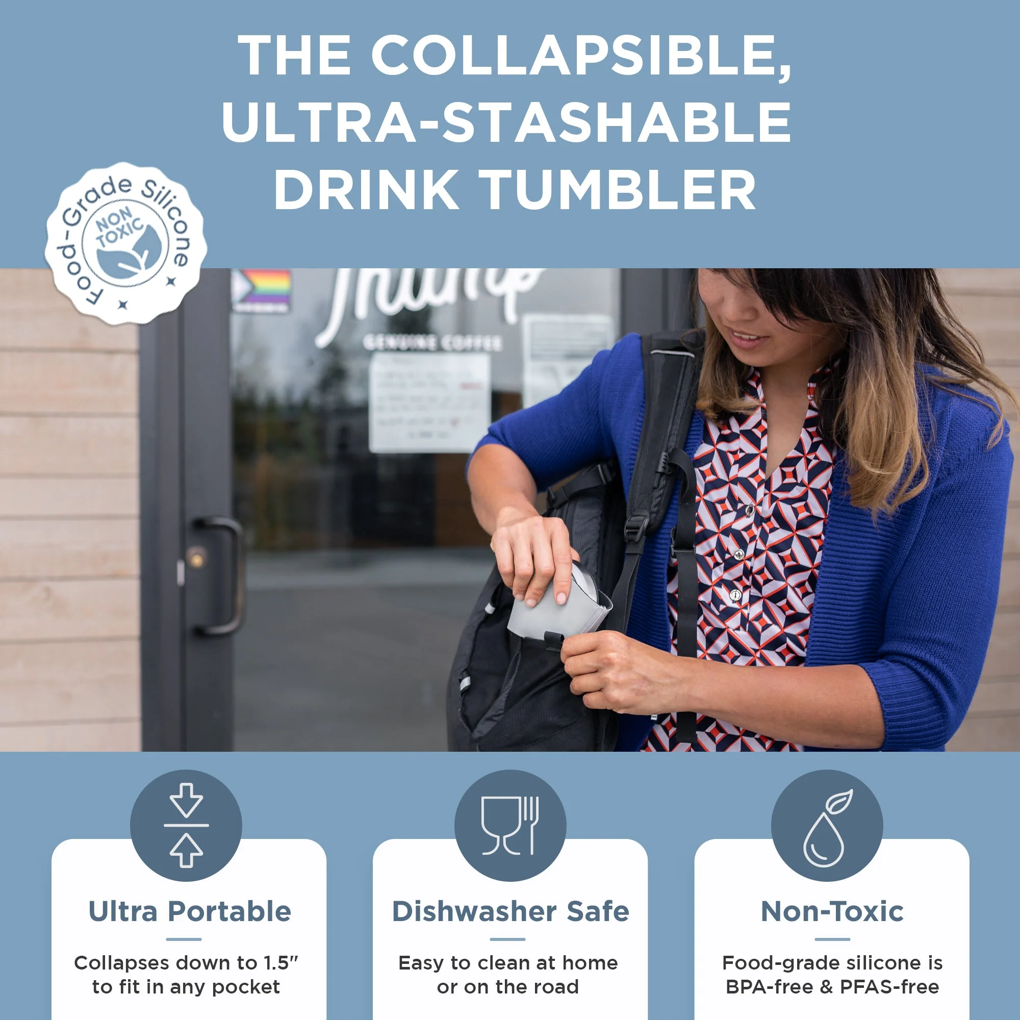 Hydaway - Collapsible Insulated Drink Tumbler - Image 3