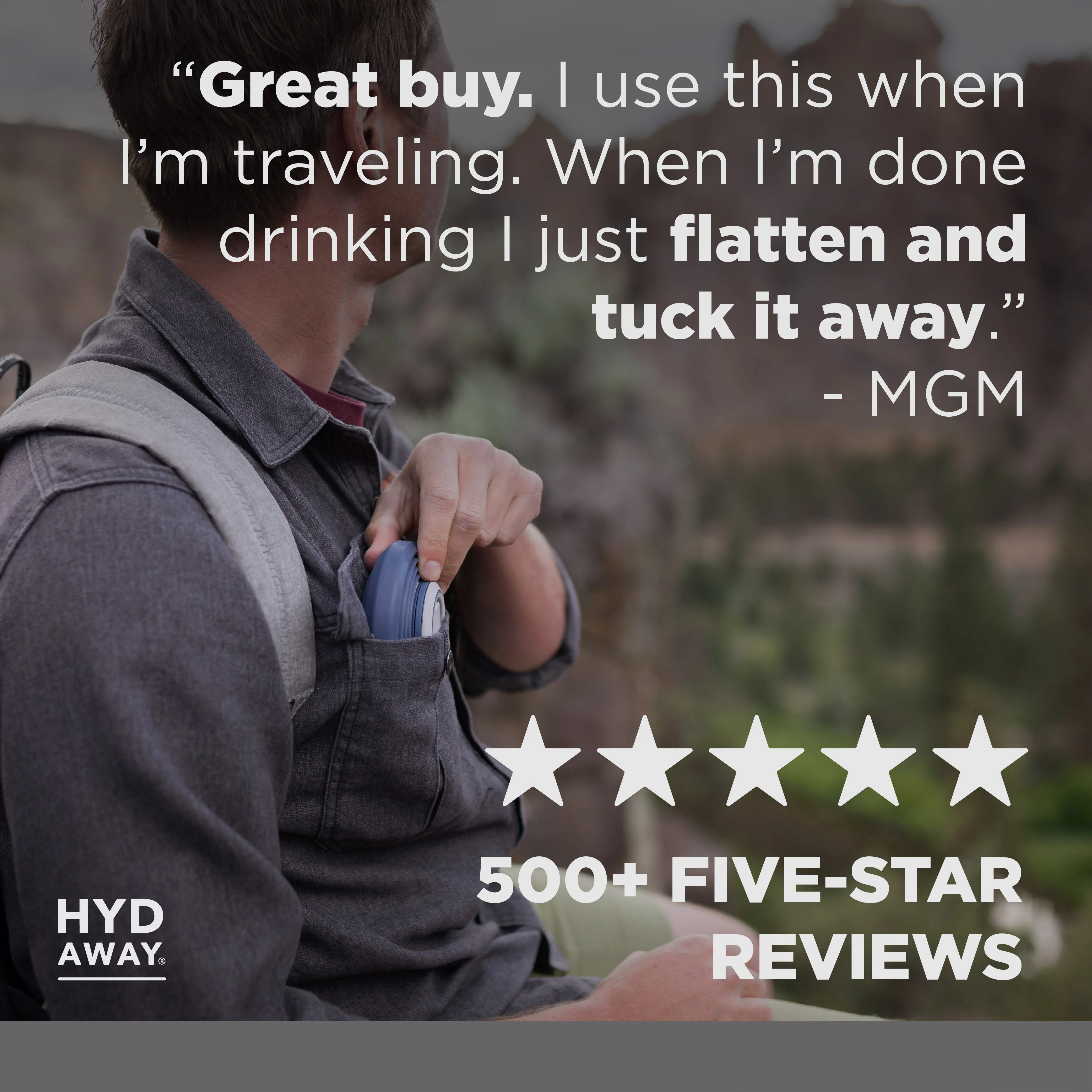 Hydaway - Collapsible Water Bottle | 17oz - Image 39