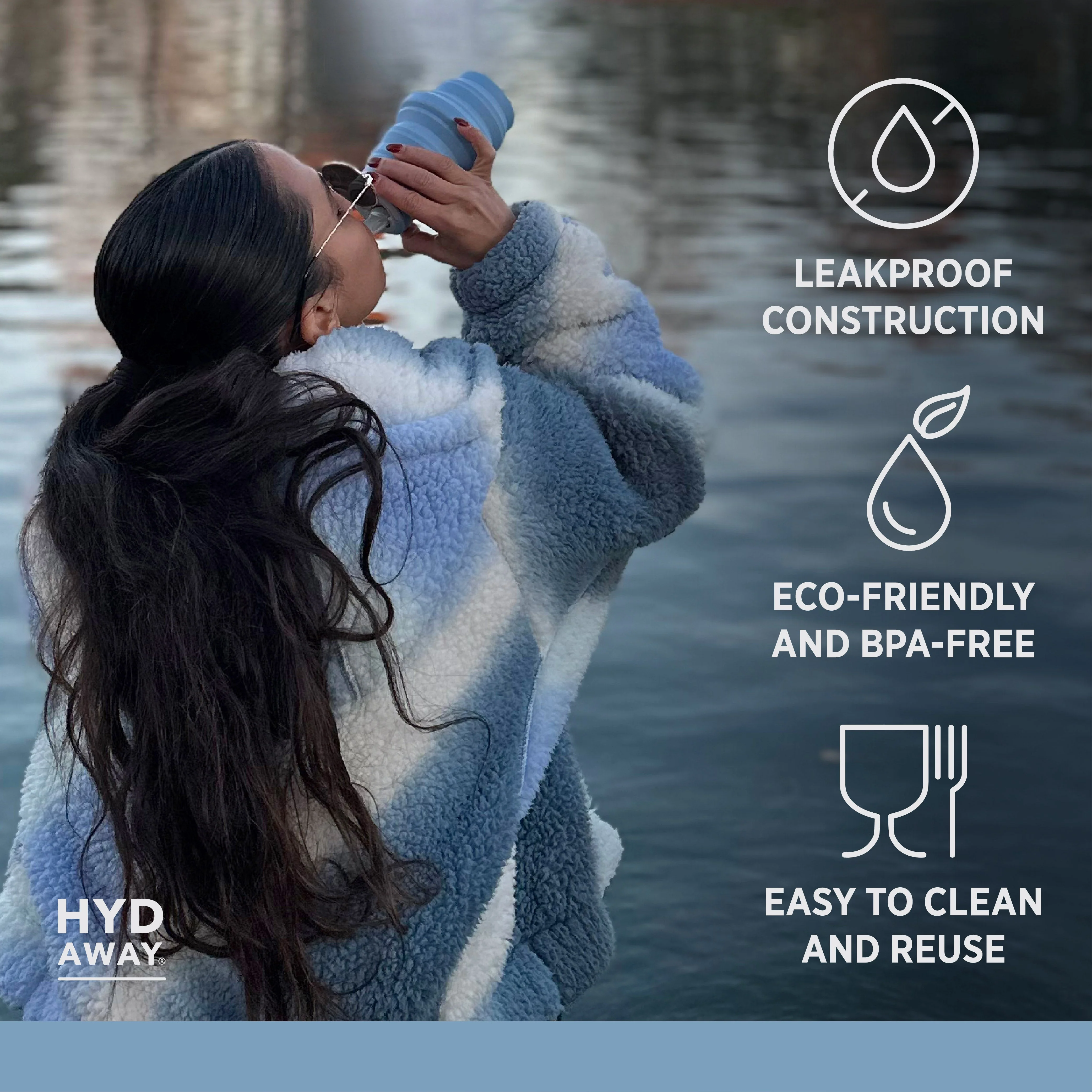 Hydaway - Collapsible Water Bottle | 17oz - Image 43