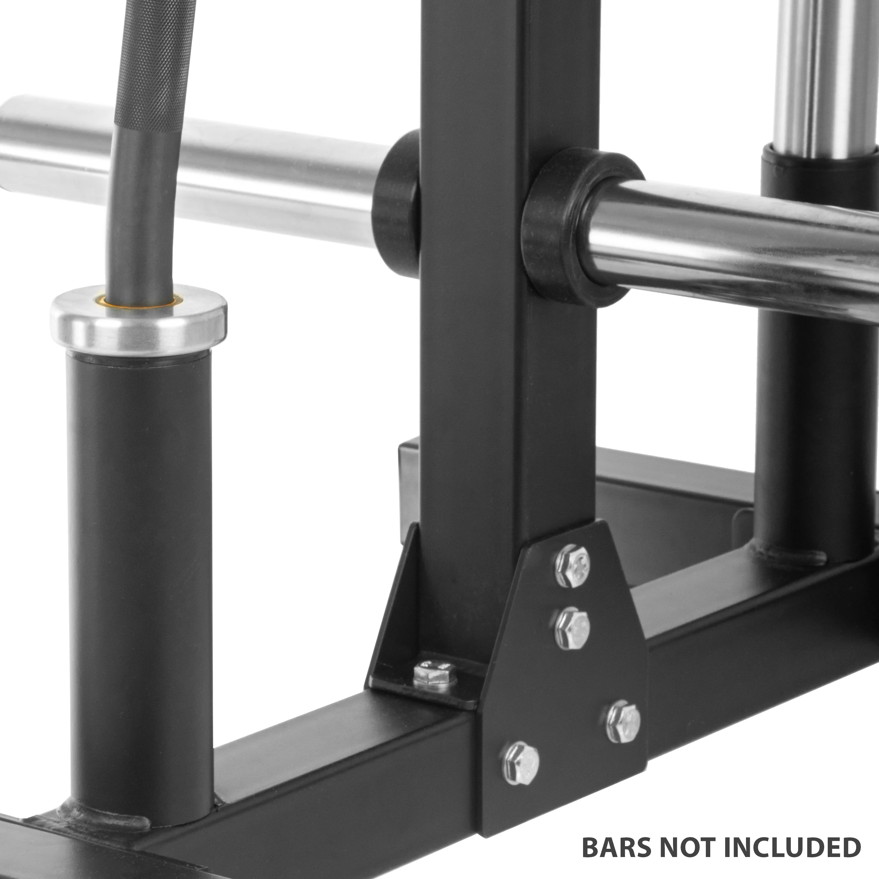XMARK - Commercial Olympic Weight Plate Tree on Castors with Dual Bar Holders - Image 7