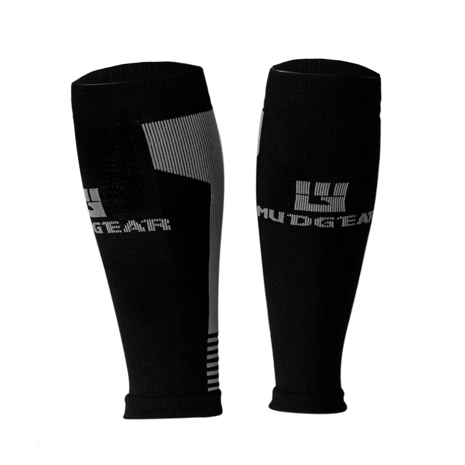 Mudgear - Compression Calf Sleeves (Black/Gray) - Image 6
