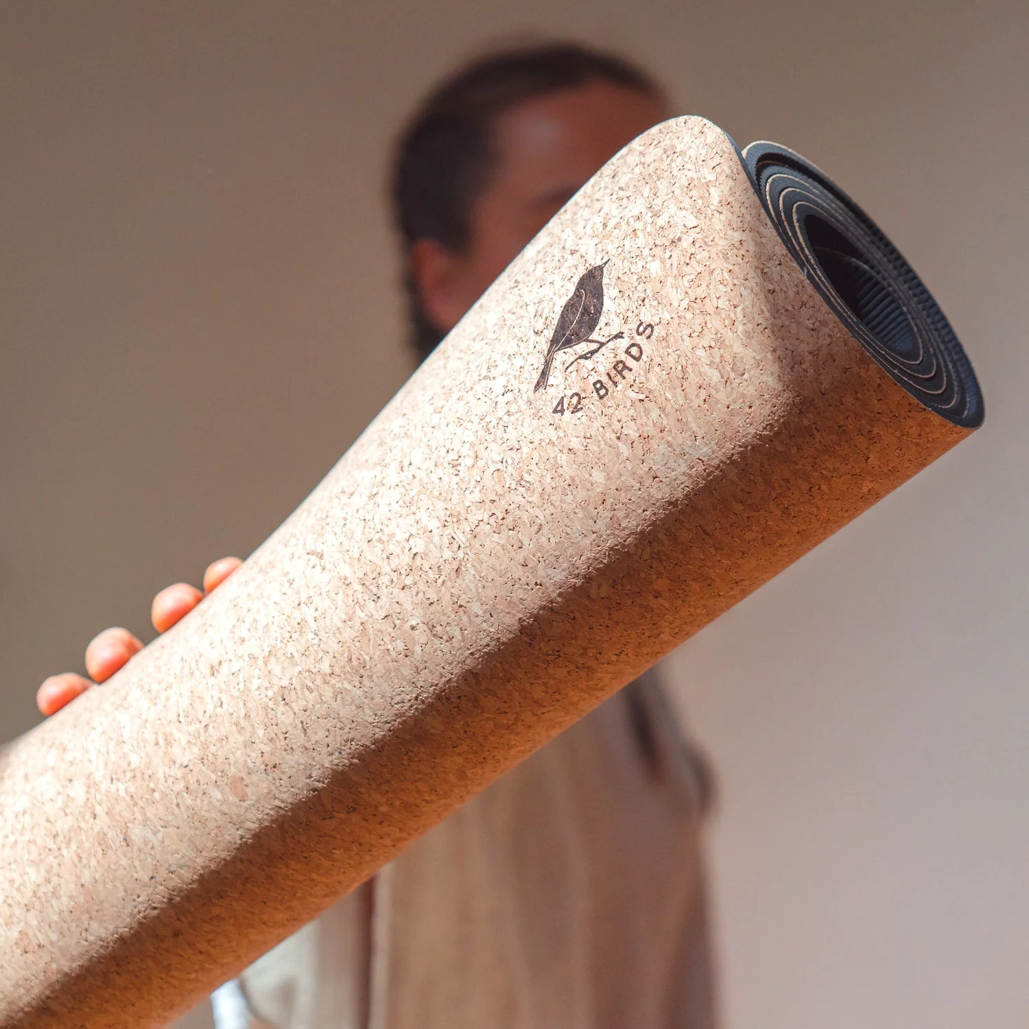 42 Birds - Cork Lightweight Yoga Mat “The Robin” - Image 10