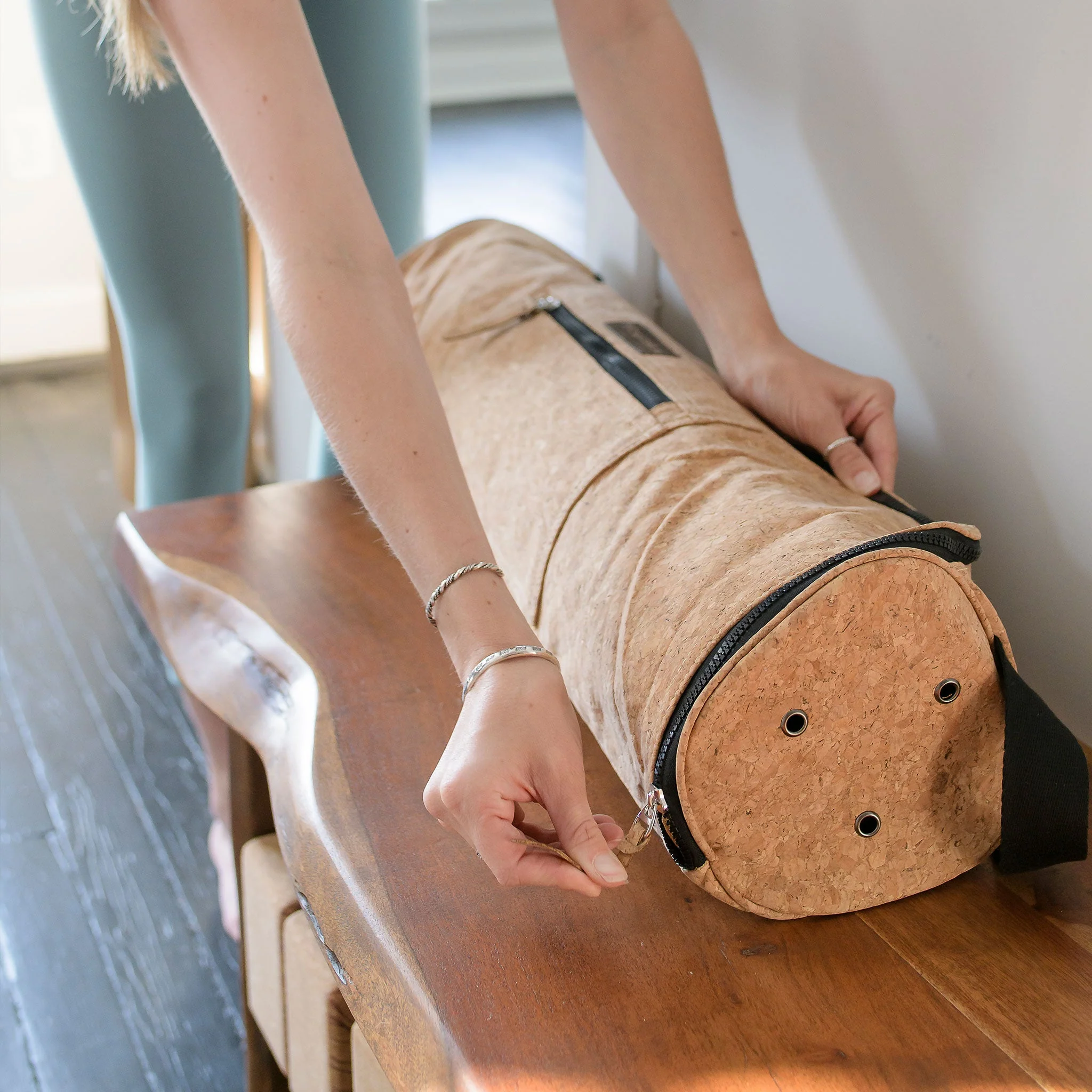 Yoloha Yoga - Cork Yoga Mat Carrier - Image 4
