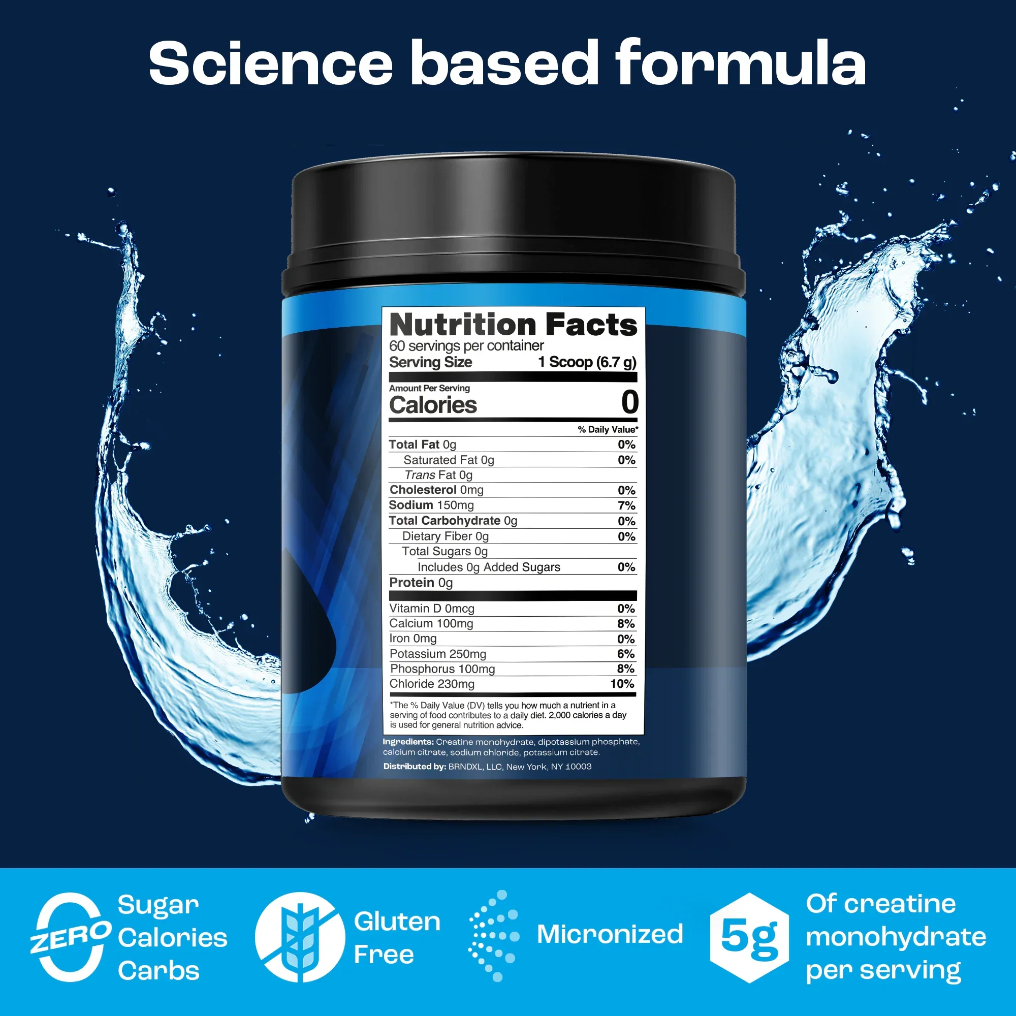 Key Nutrients - Creatine With Electrolytes Powder (Unflavored) - Image 3