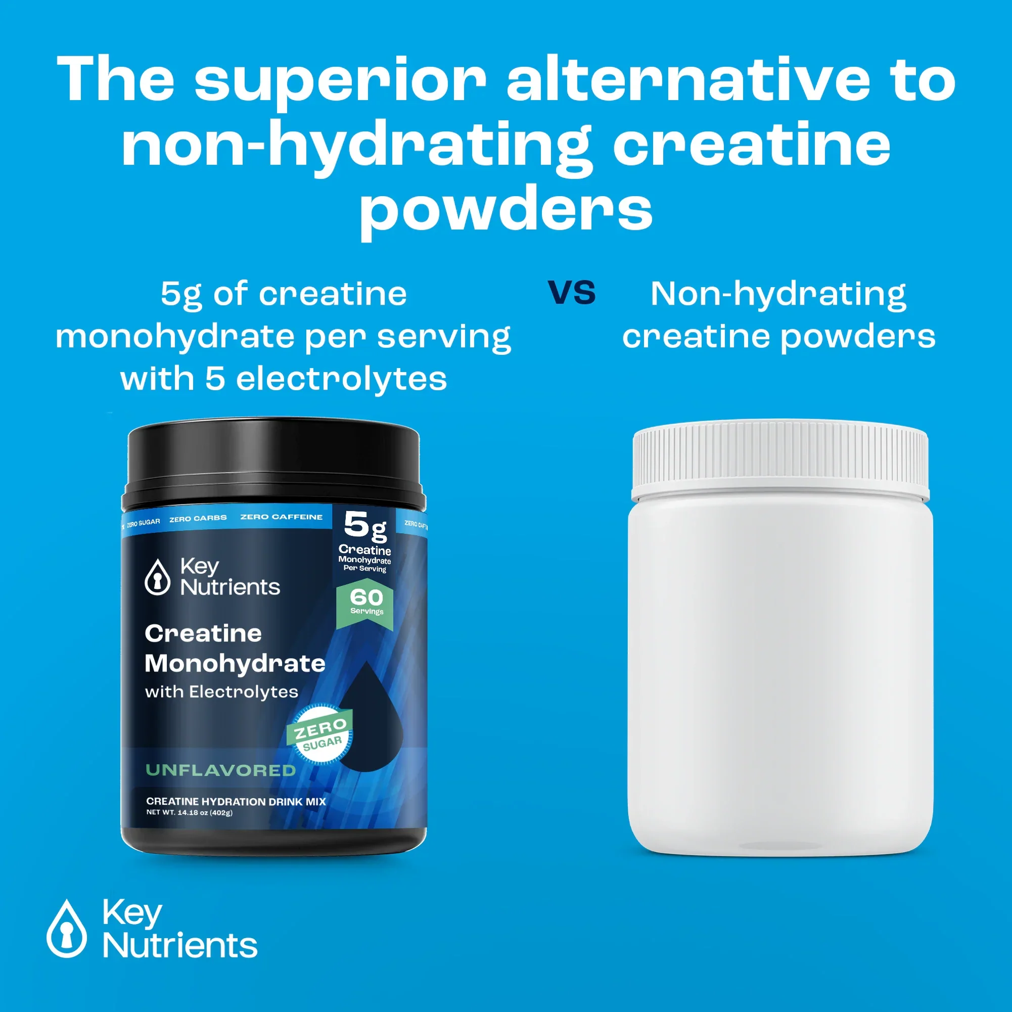 Key Nutrients - Creatine With Electrolytes Powder (Unflavored) - Image 7