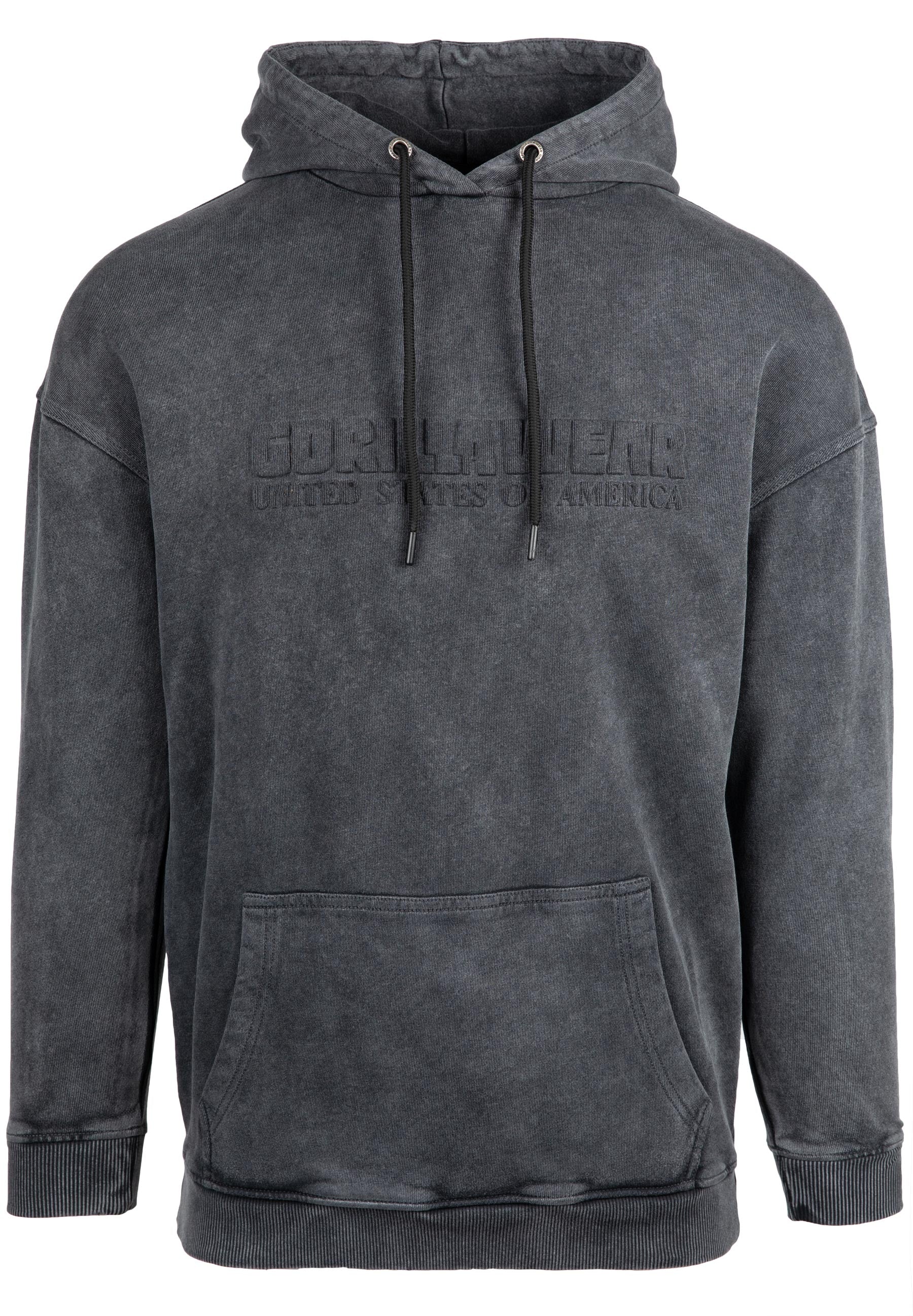 Gorilla Wear - Crowley Women's Oversized Hoodie - Washed Gray - Image 6