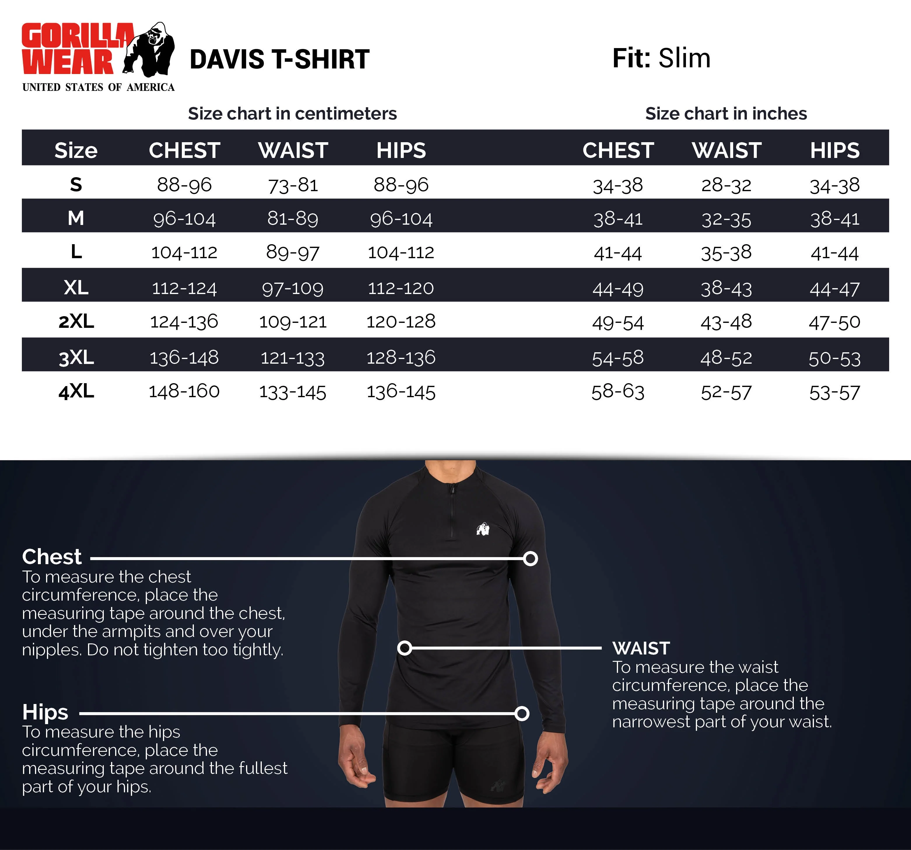 Gorilla Wear - Davis T-Shirt - White - Image 8