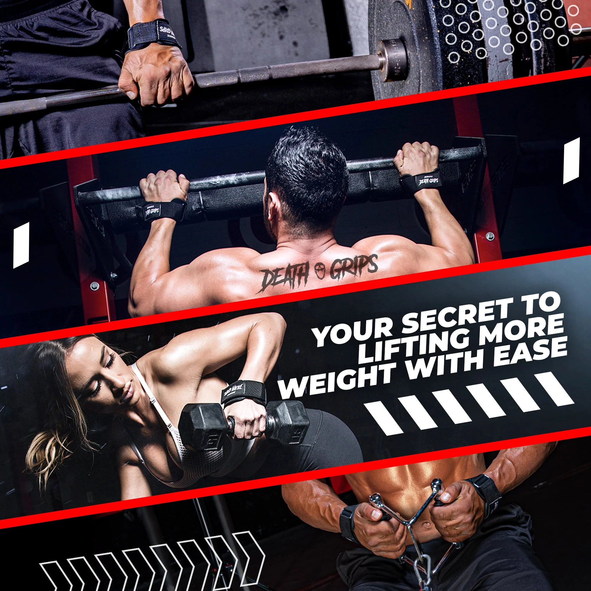 JerkFit - Death Grips Premium Heavy Lifting Straps - Image 5