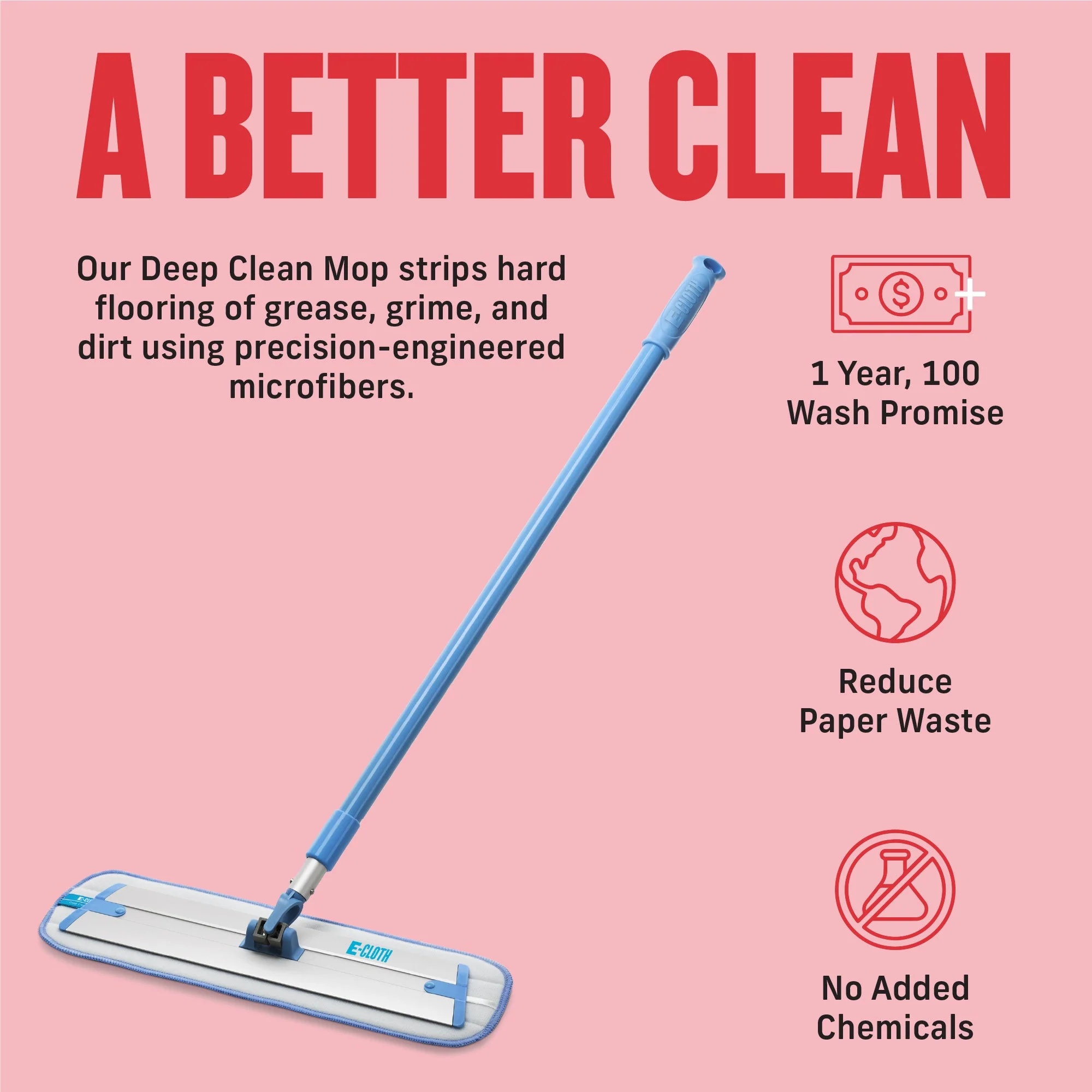 E-Cloth Inc - E-Cloth Inc - Deep Clean Mop - Image 4