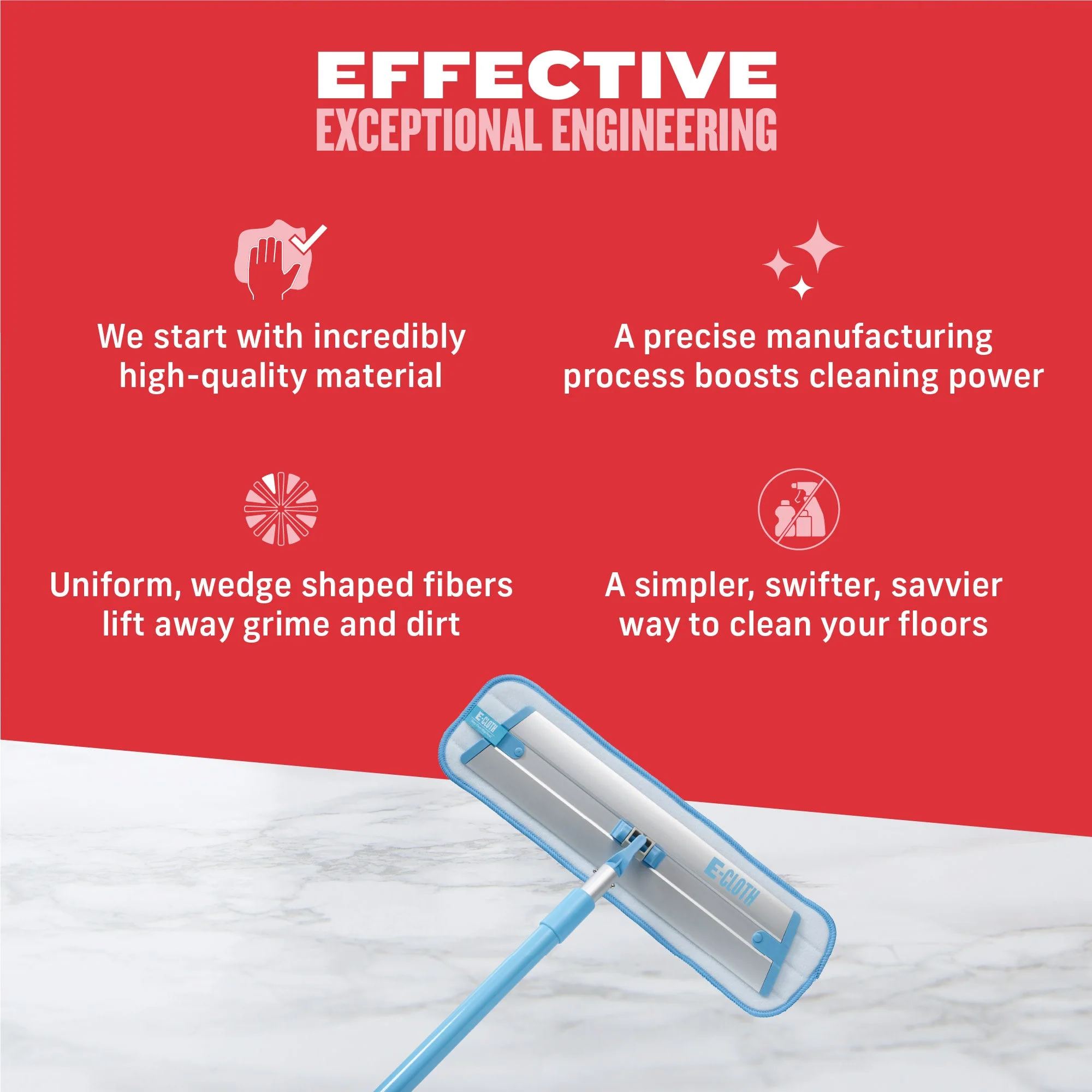 E-Cloth Inc - E-Cloth Inc - Deep Clean Mop - Image 6