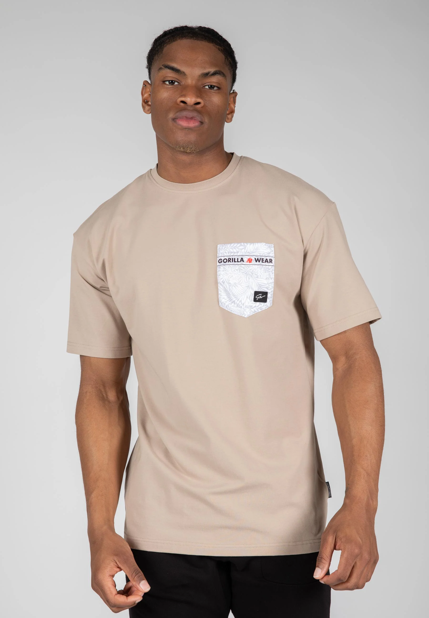Gorilla Wear - Dover Oversized T-Shirt - Beige