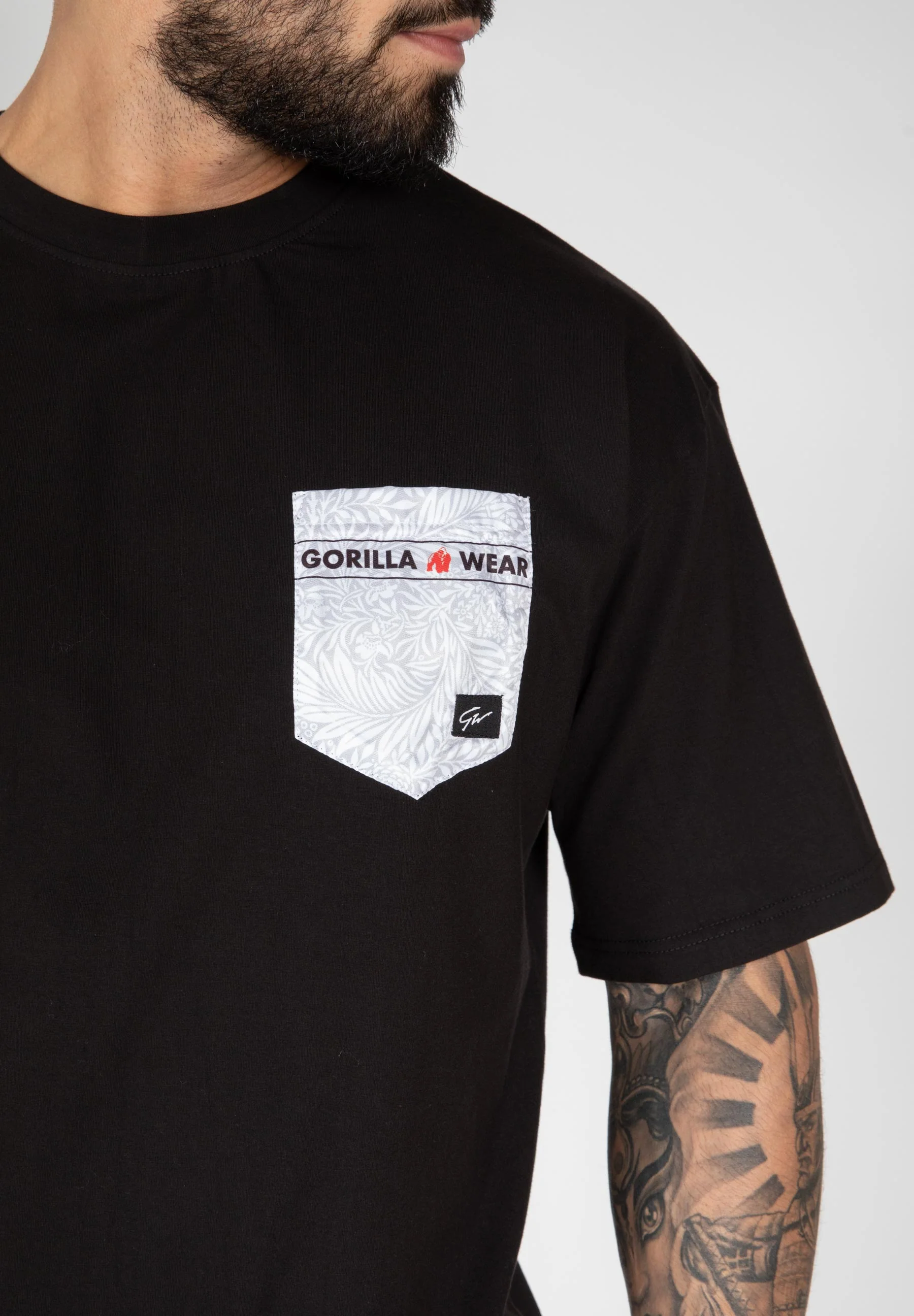Gorilla Wear - Dover Oversized T-Shirt - Black - Image 5