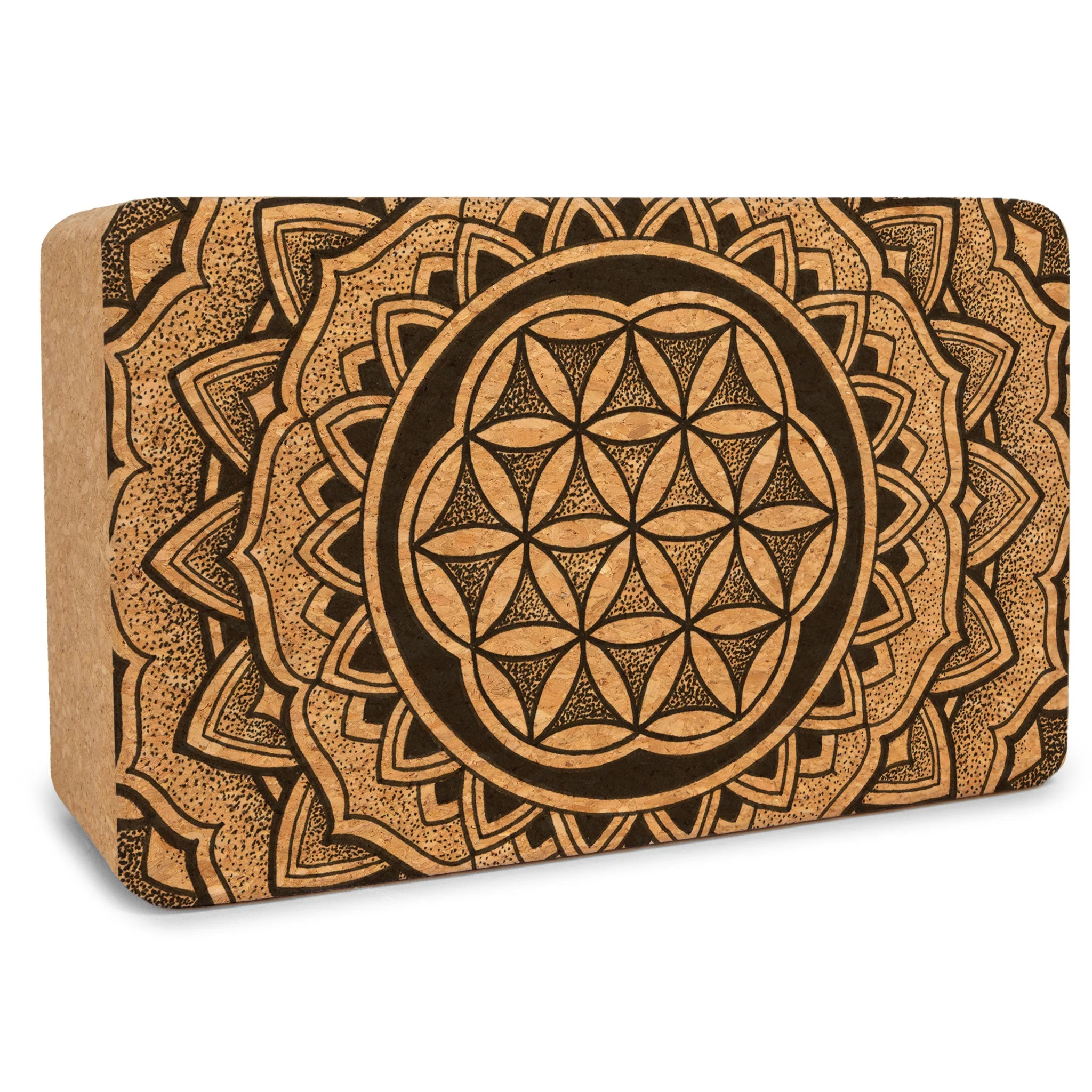 Yoloha Yoga - Earth rest cork yoga block - Image 3