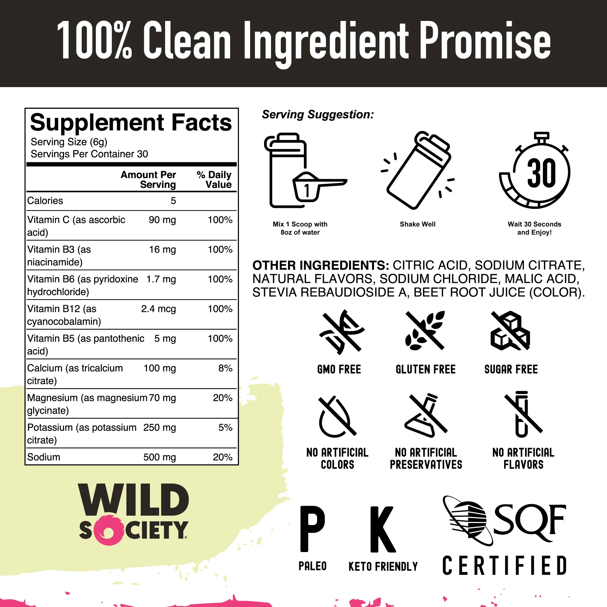 Wild Society Nutrition - Electrolyte Drink Mix - Image 5