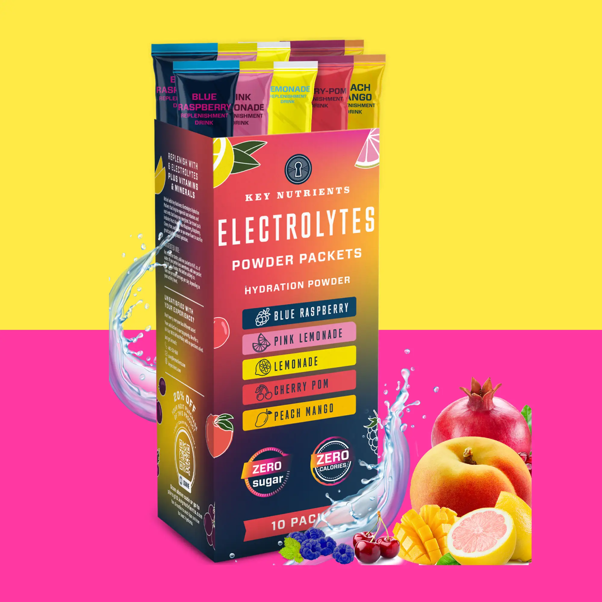 Key Nutrients - Electrolyte Recovery Plus Powder Travel Packets - Image 19