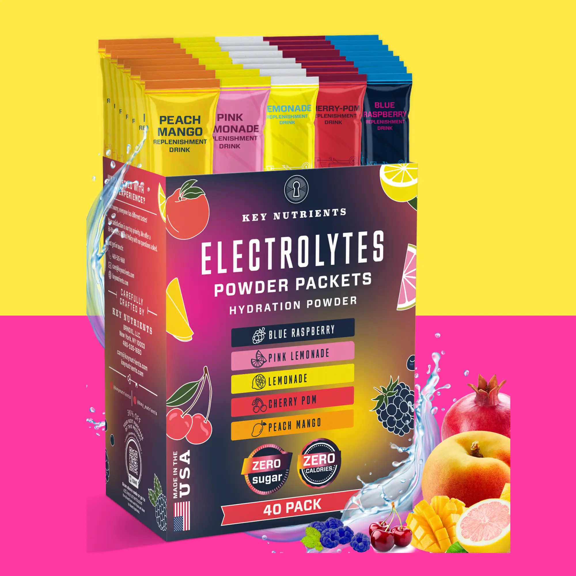 Key Nutrients - Electrolyte Recovery Plus Powder Travel Packets - Image 20
