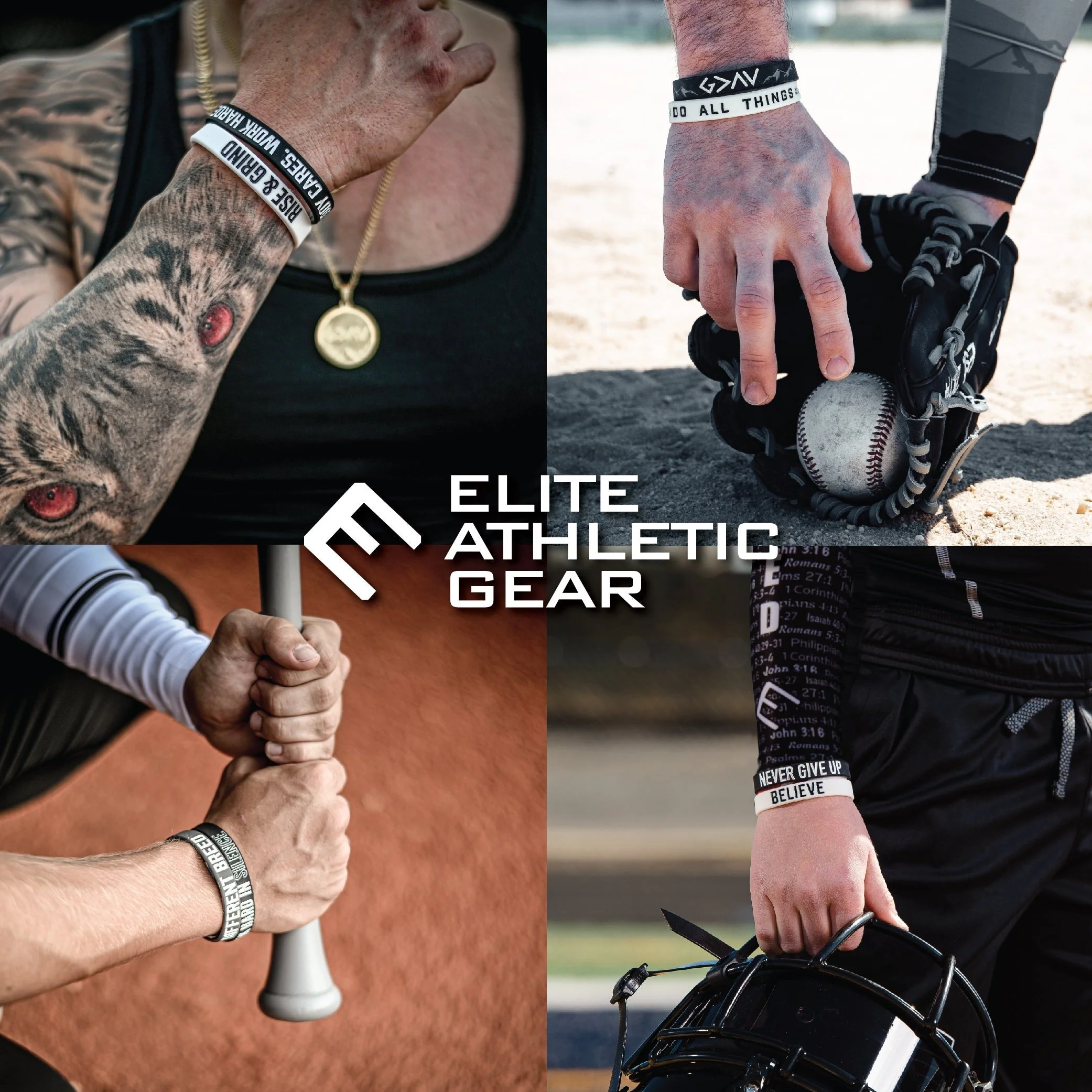 Elite Athletic Gear - Embrace the grind wristband - Image 4