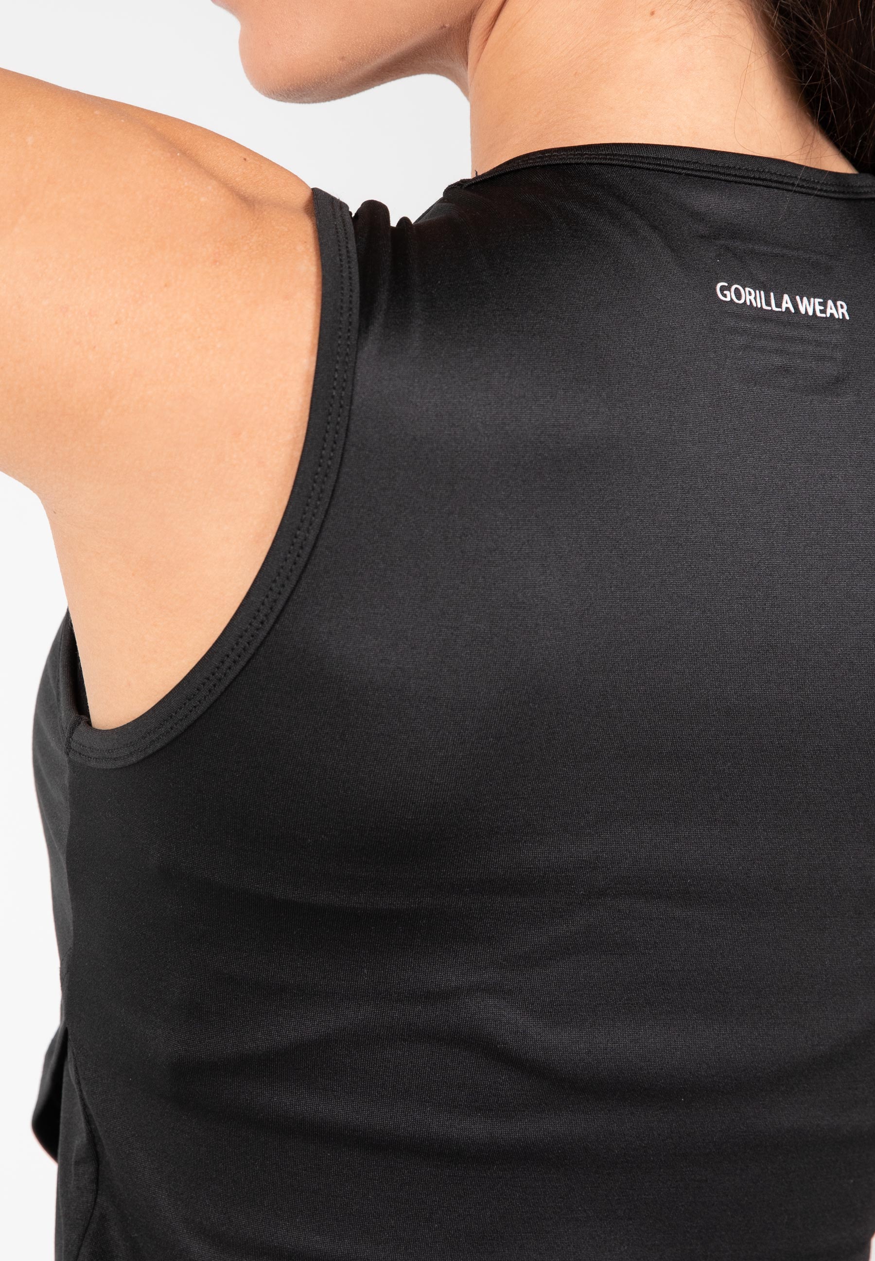Gorilla Wear - Estelle Twisted Crop Top - Black - Image 2