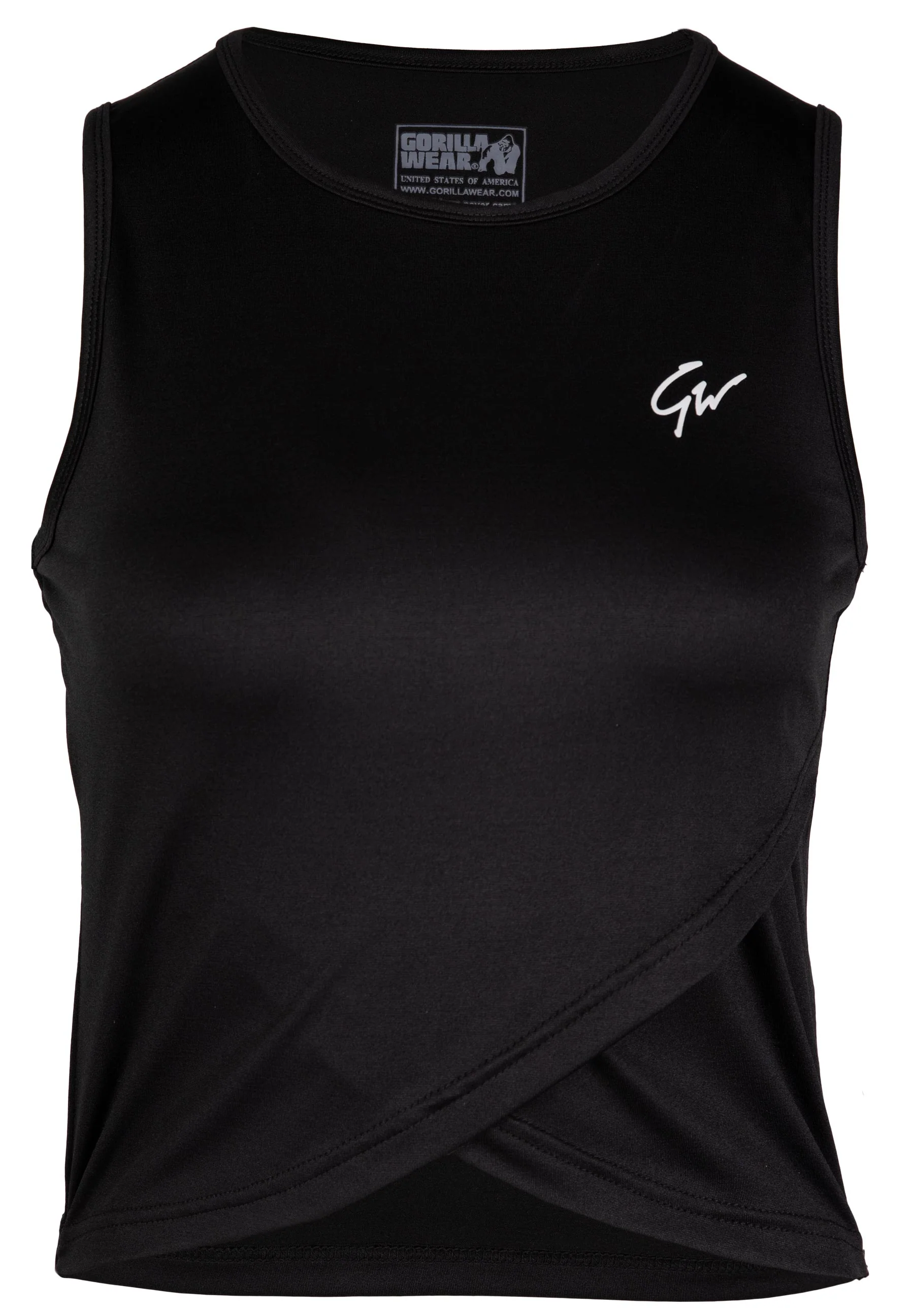 Gorilla Wear - Estelle Twisted Crop Top - Black - Image 6