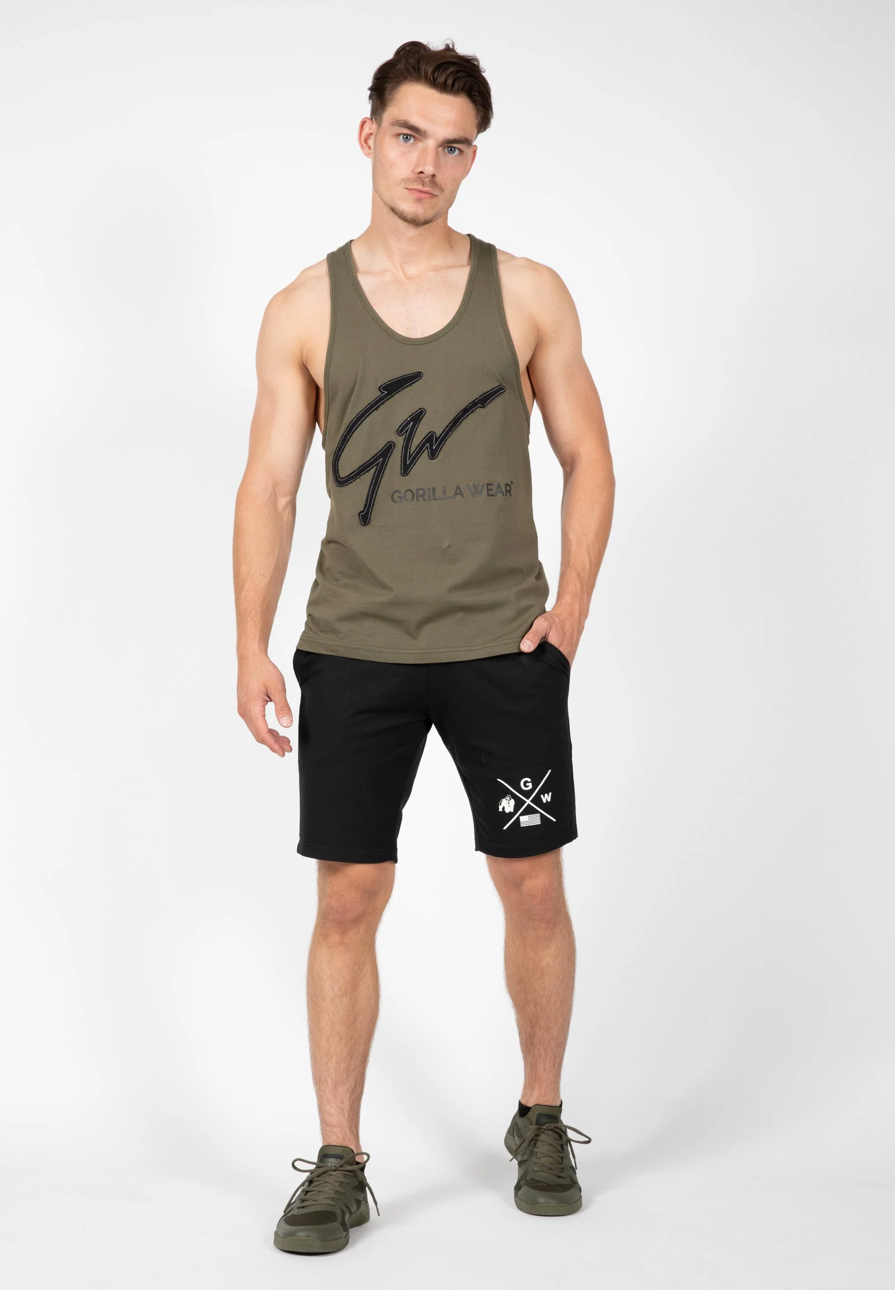 Gorilla Wear - Evansville Tank Top - Army Green - Image 3