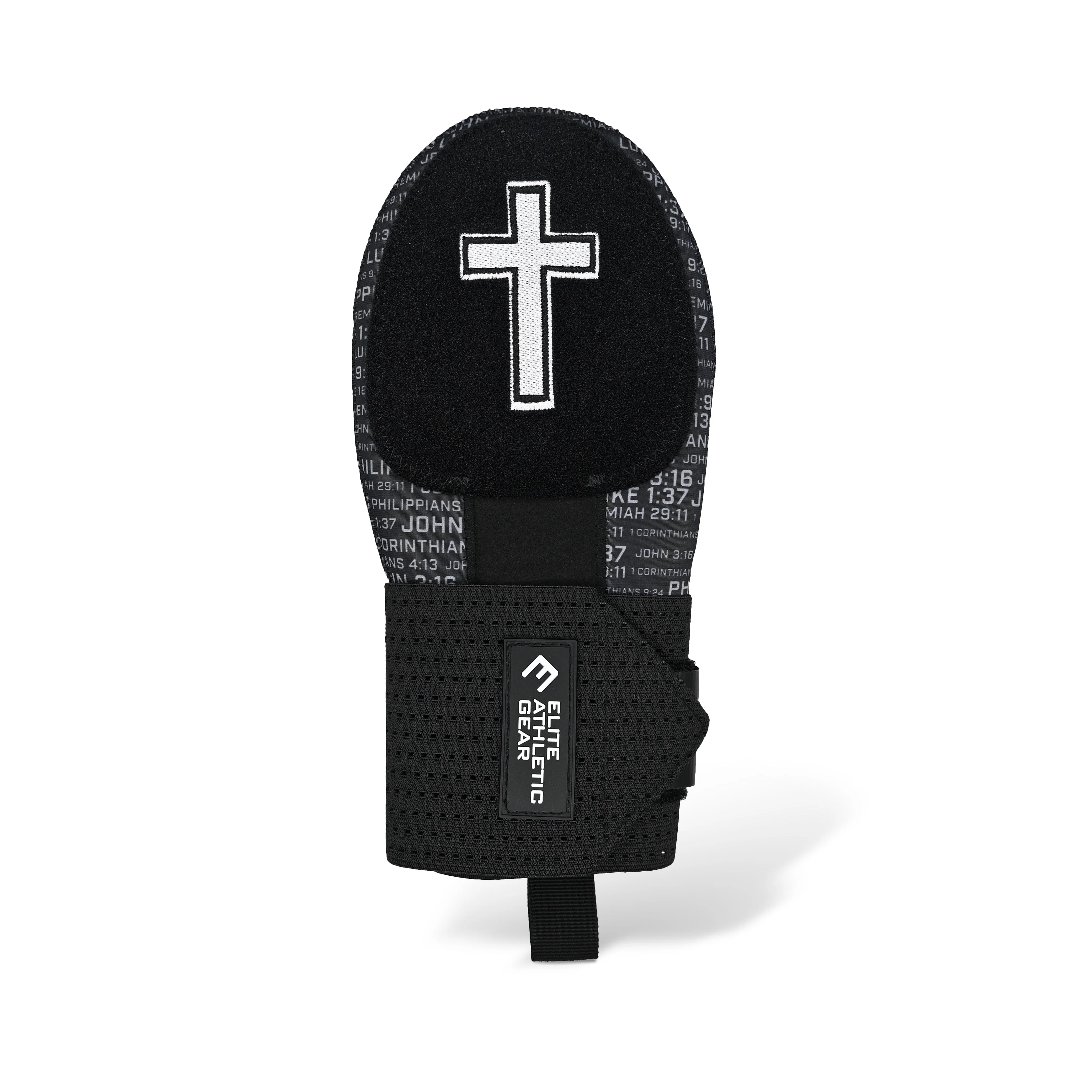 Elite Athletic Gear - Faith Cross Black Sliding Mitt