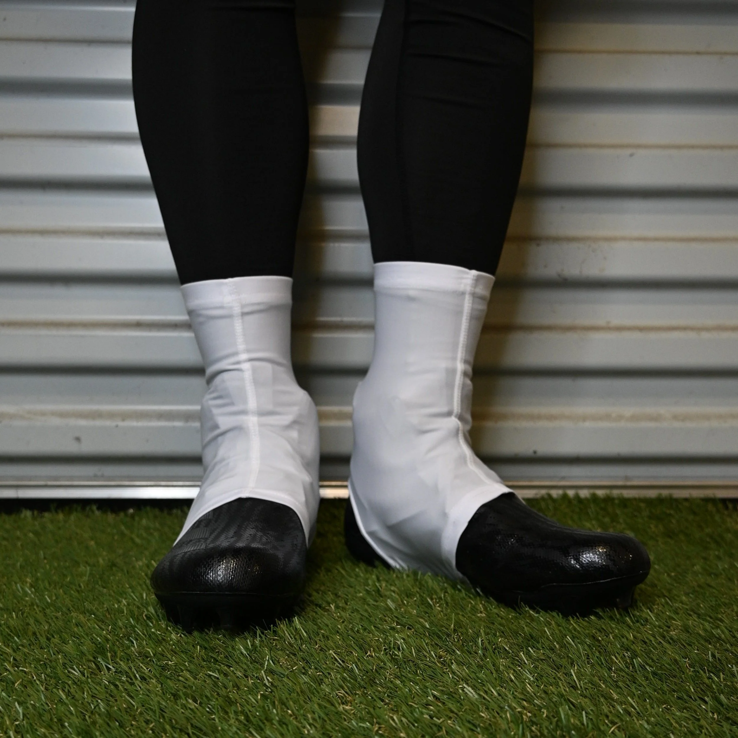 Elite Athletic Gear - Faith Cross White Cleat Covers - Image 3