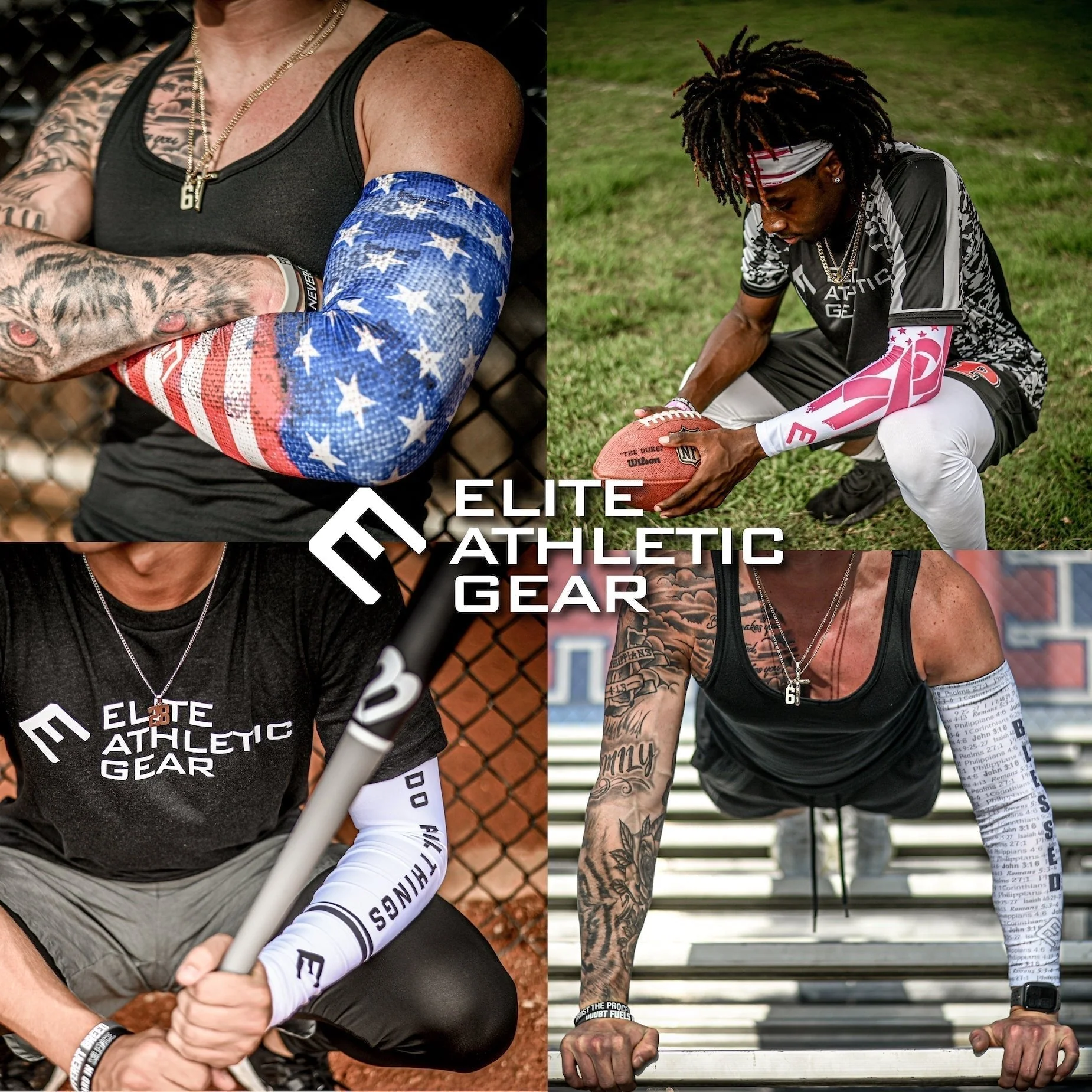 Elite Athletic Gear - Faith Cross Yellow Arm Sleeve - Image 6