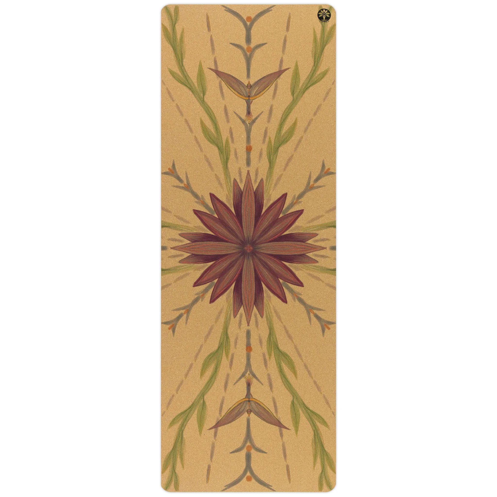 Yoloha Yoga - Flight Home Aura Cork Yoga Mat - Image 2
