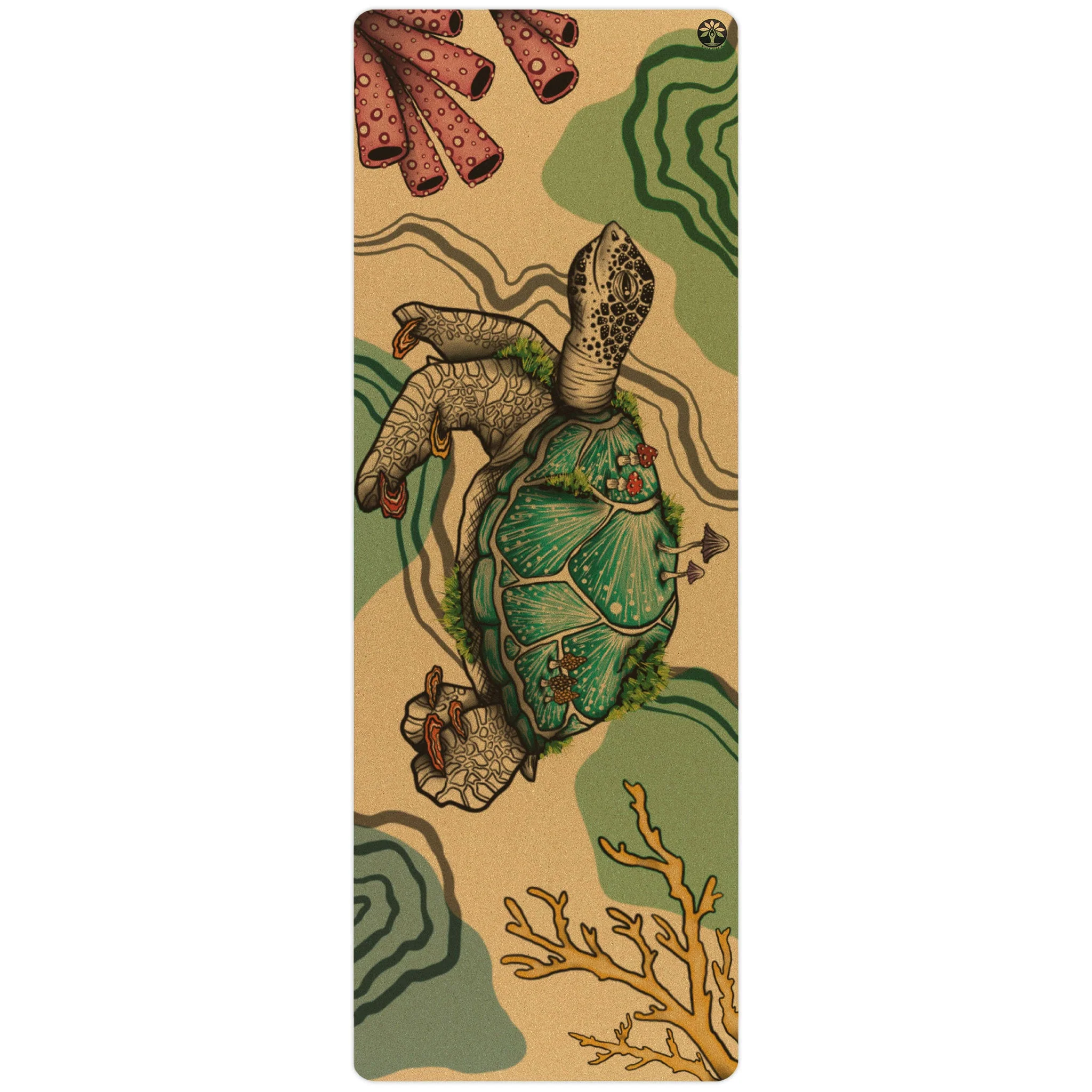 Yoloha Yoga - Float On Aura Cork Yoga Mat - Image 2