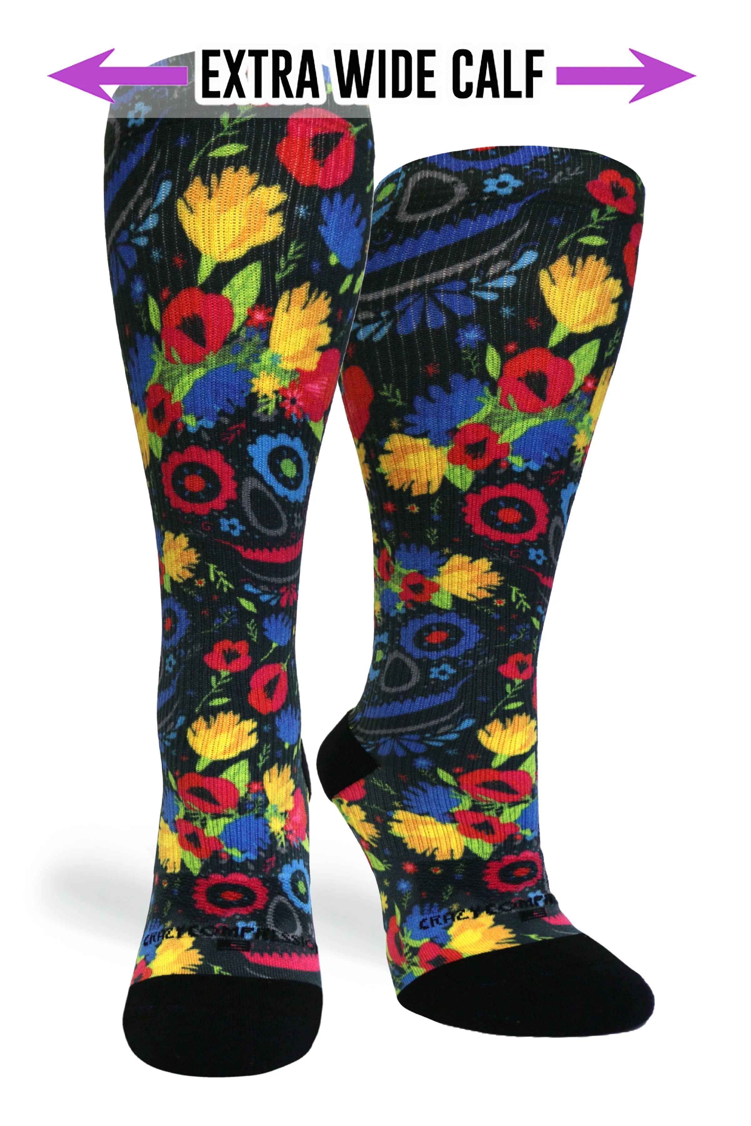 Crazy Compression - Flower Faces - (Standard & Extra Wide) - Image 2