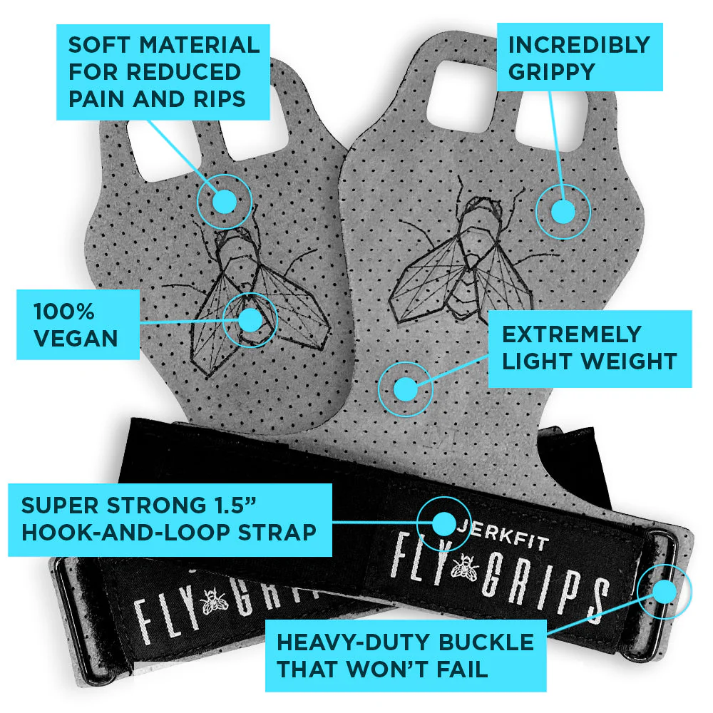 JerkFit - Fly Grips Ultra Premium Vegan Crossfit gloves - Image 2