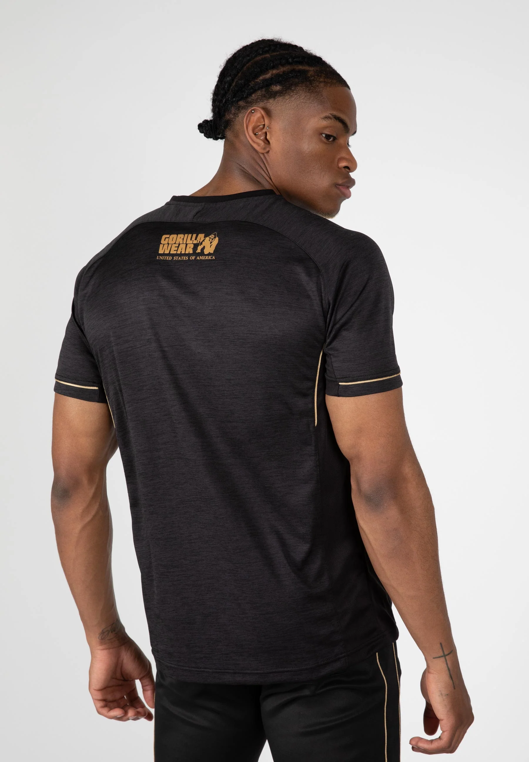 Gorilla Wear - Fremont T-Shirt - Black/Gold - Image 2