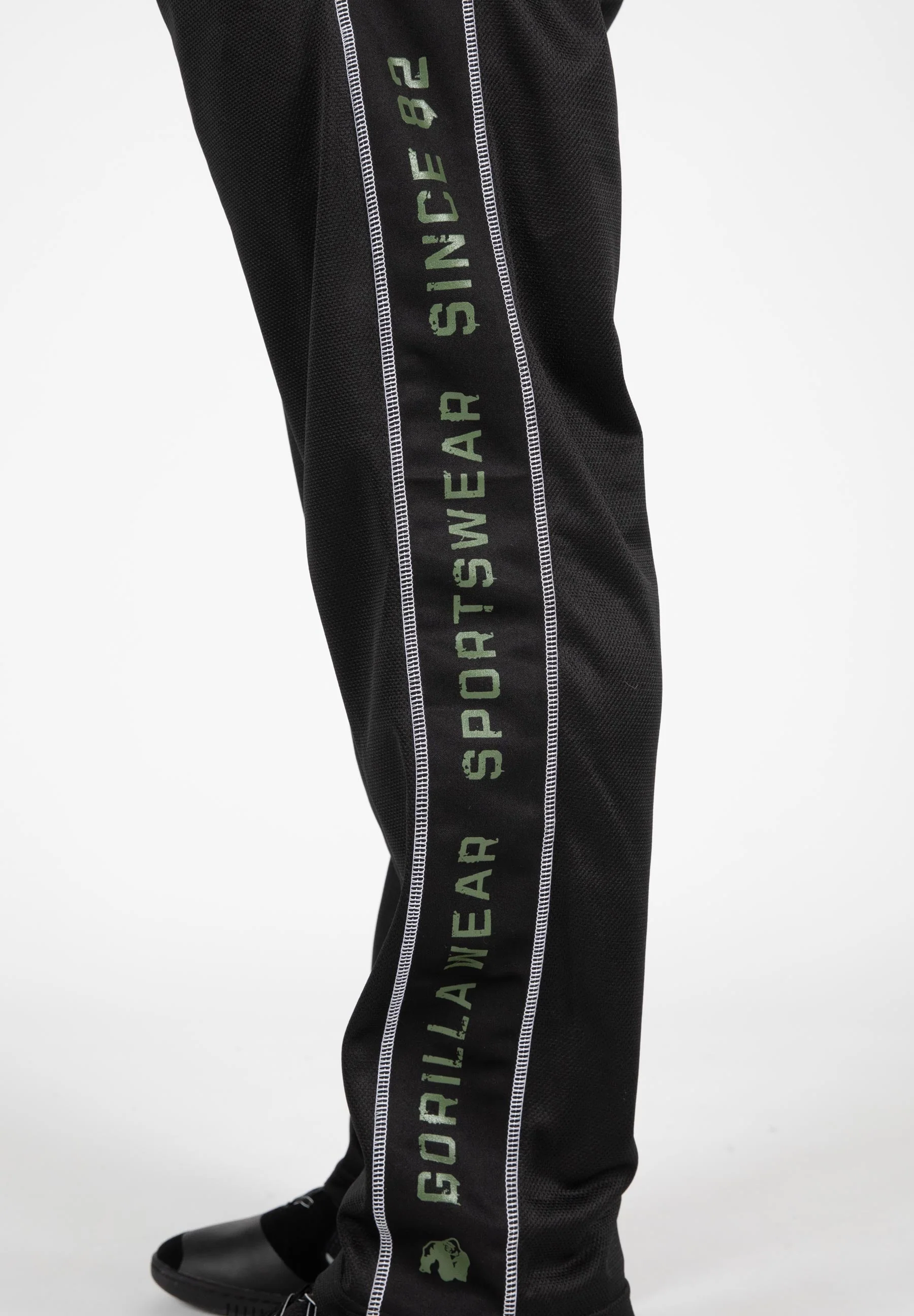 Gorilla Wear - Functional Mesh Pants - Black/Green - Image 5
