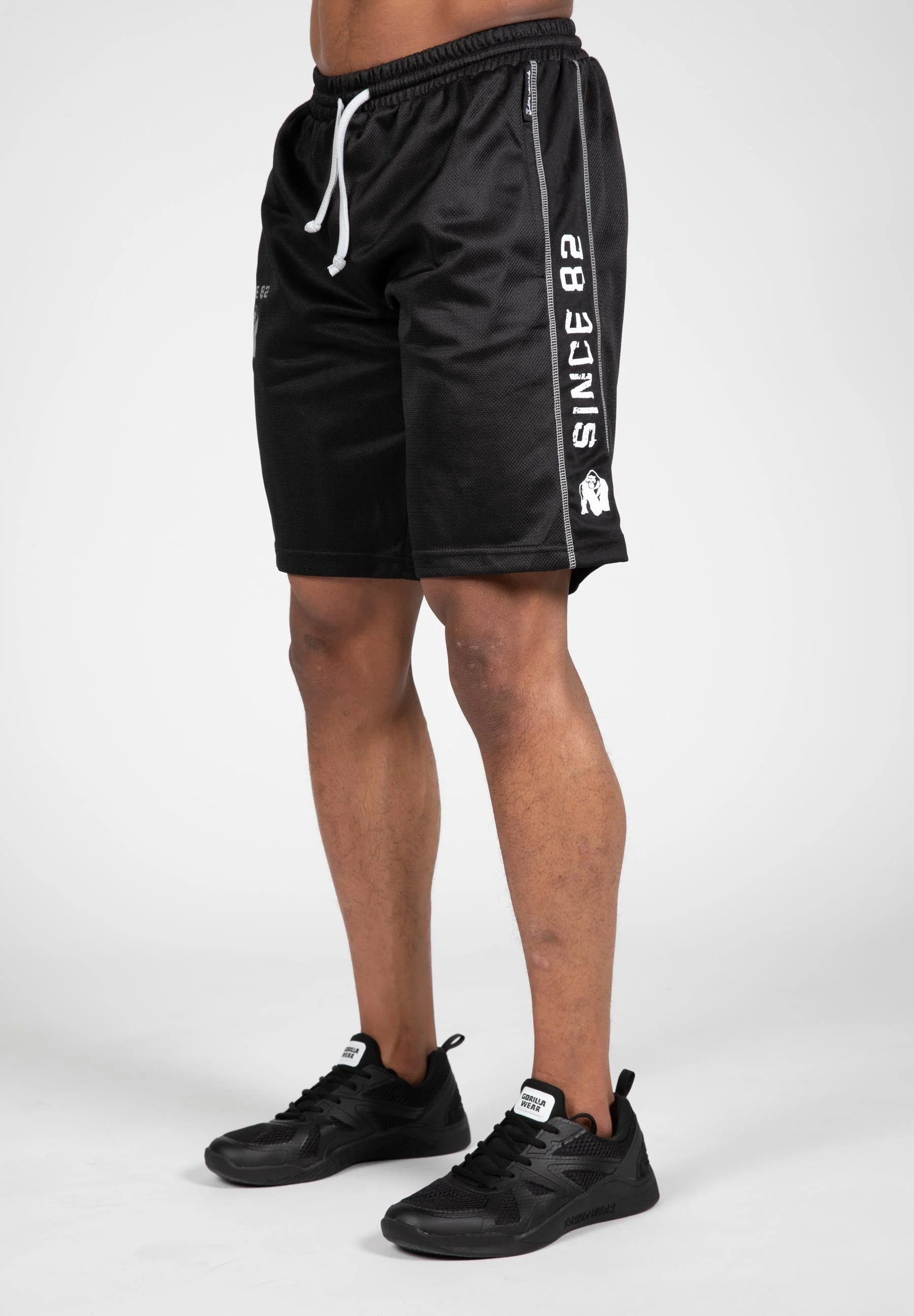 Gorilla Wear - Functional Mesh Shorts - Black/White