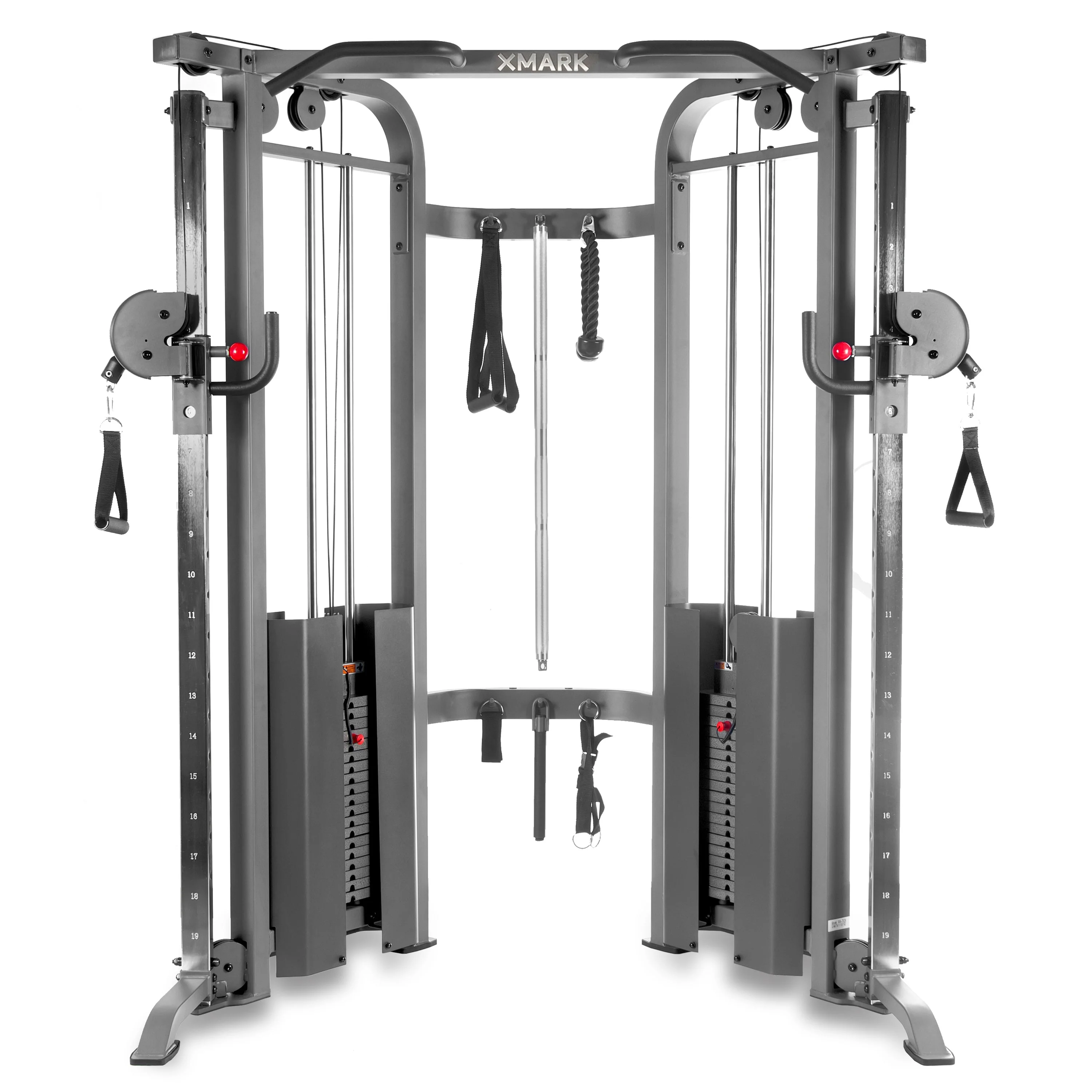 XMARK - Functional Trainer Cable Machine with Dual 200 lb Weight Stacks - Image 2