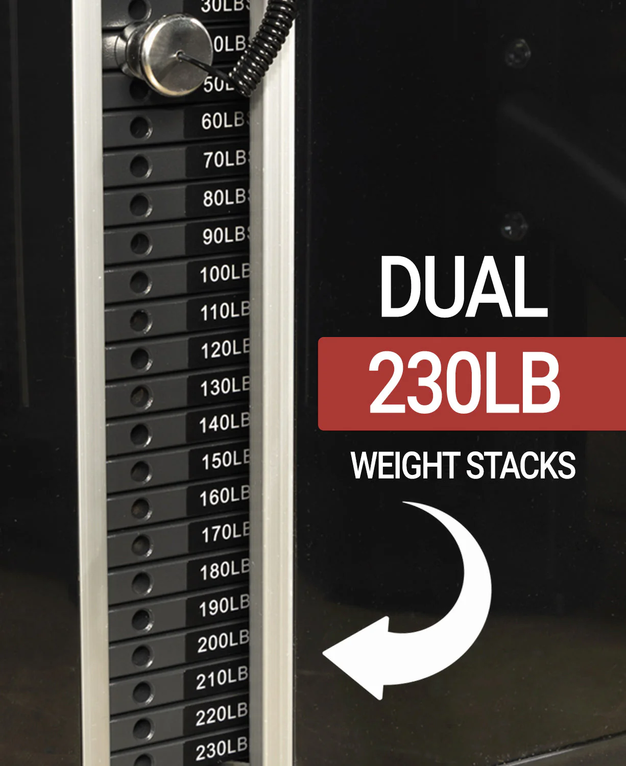 XMARK - Functional Trainer With Dual 230 lb Weight Stacks - Image 3