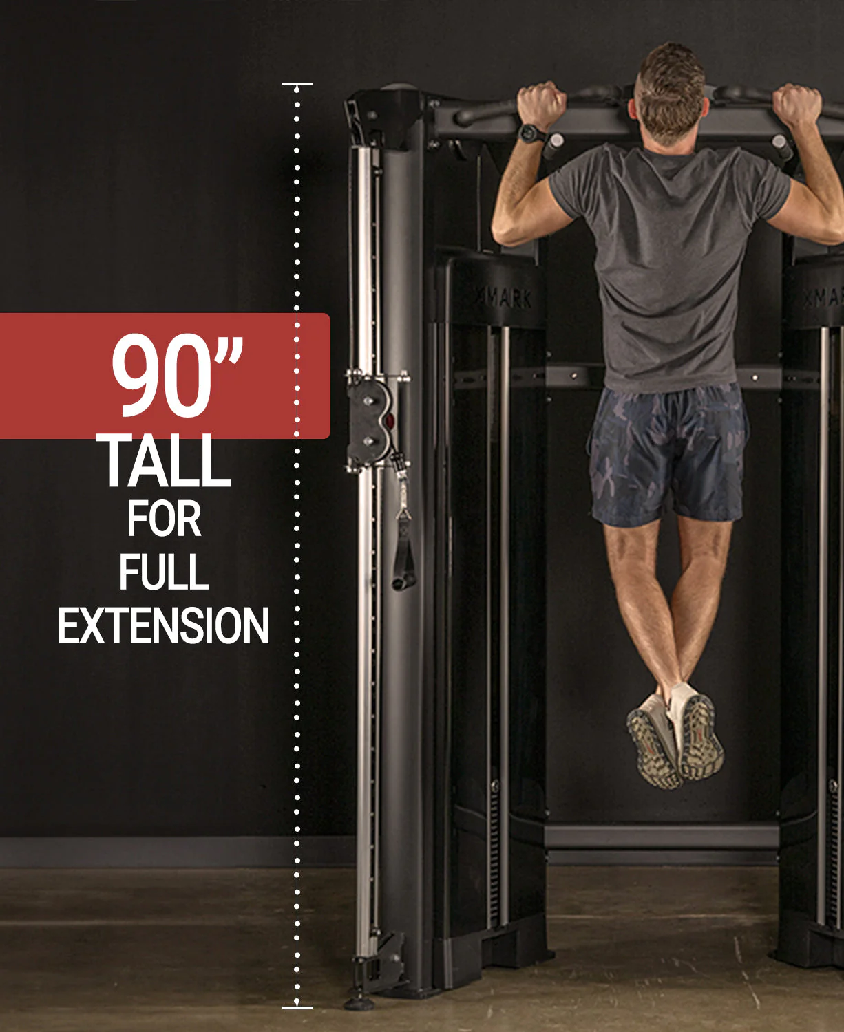 XMARK - Functional Trainer With Dual 230 lb Weight Stacks - Image 4
