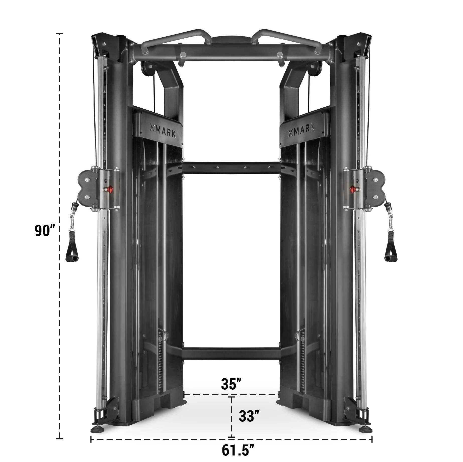 XMARK - Functional Trainer With Dual 230 lb Weight Stacks - Image 6