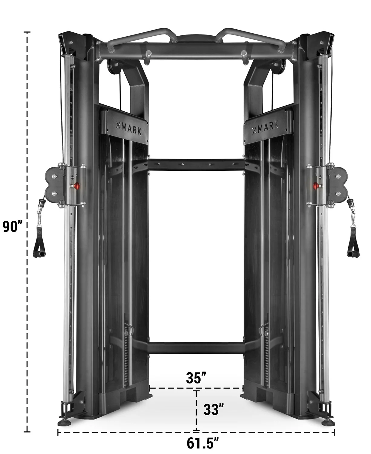 XMARK - Functional Trainer With Dual 230 lb Weight Stacks - Image 8