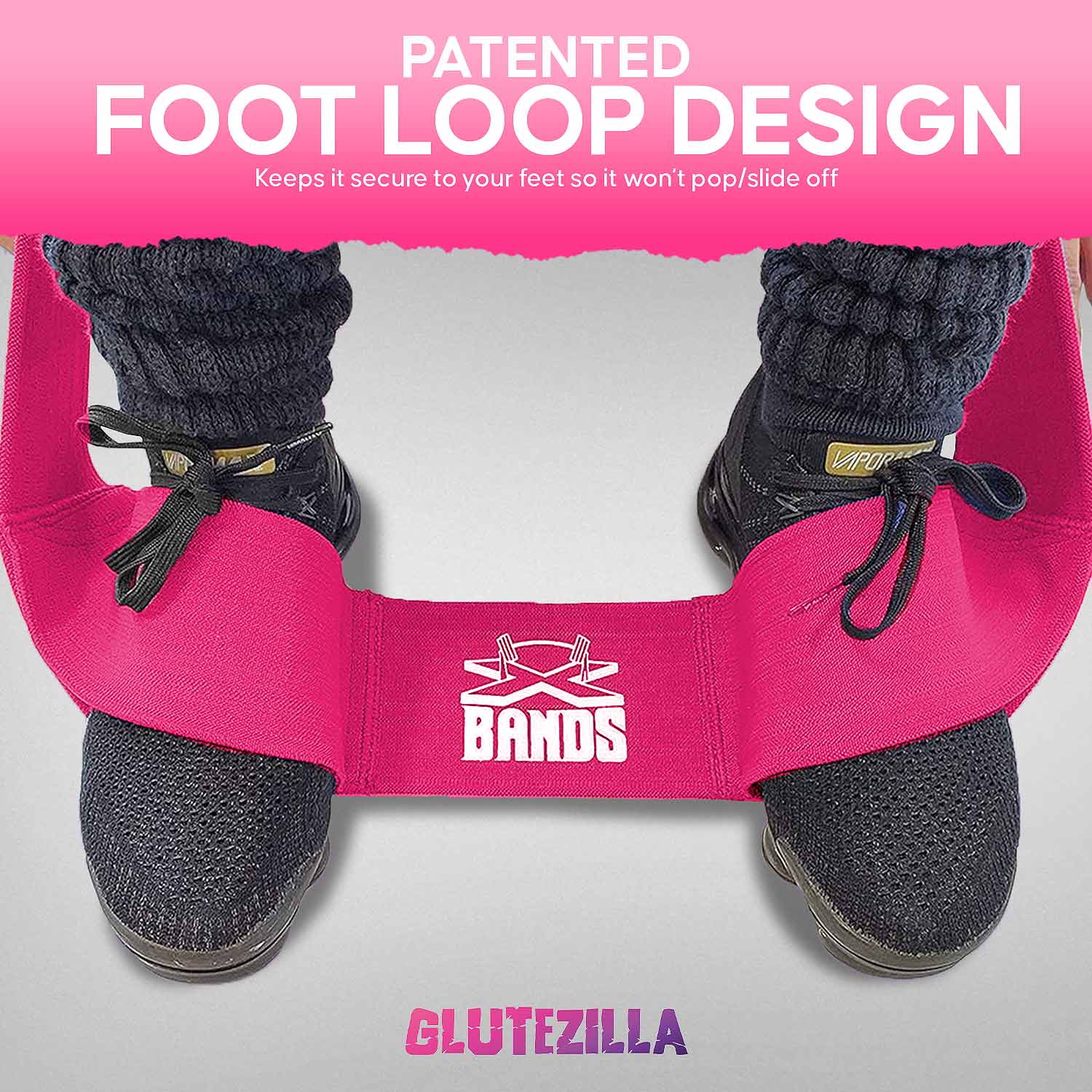 The X Bands - Glutezilla Patented Hip Thrust Glute Workout Resistance Band - Image 14