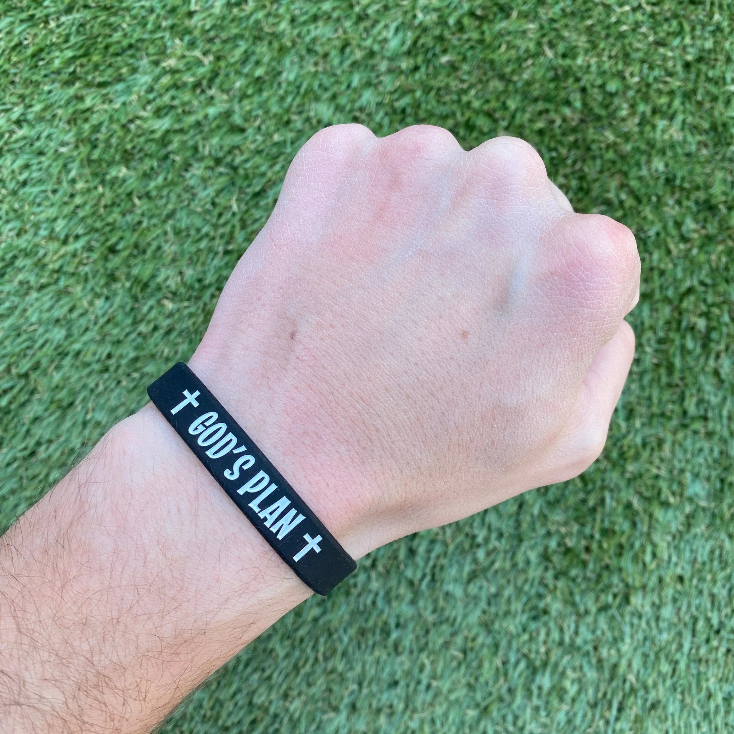 Elite Athletic Gear - God's Plan Wristband - Image 2