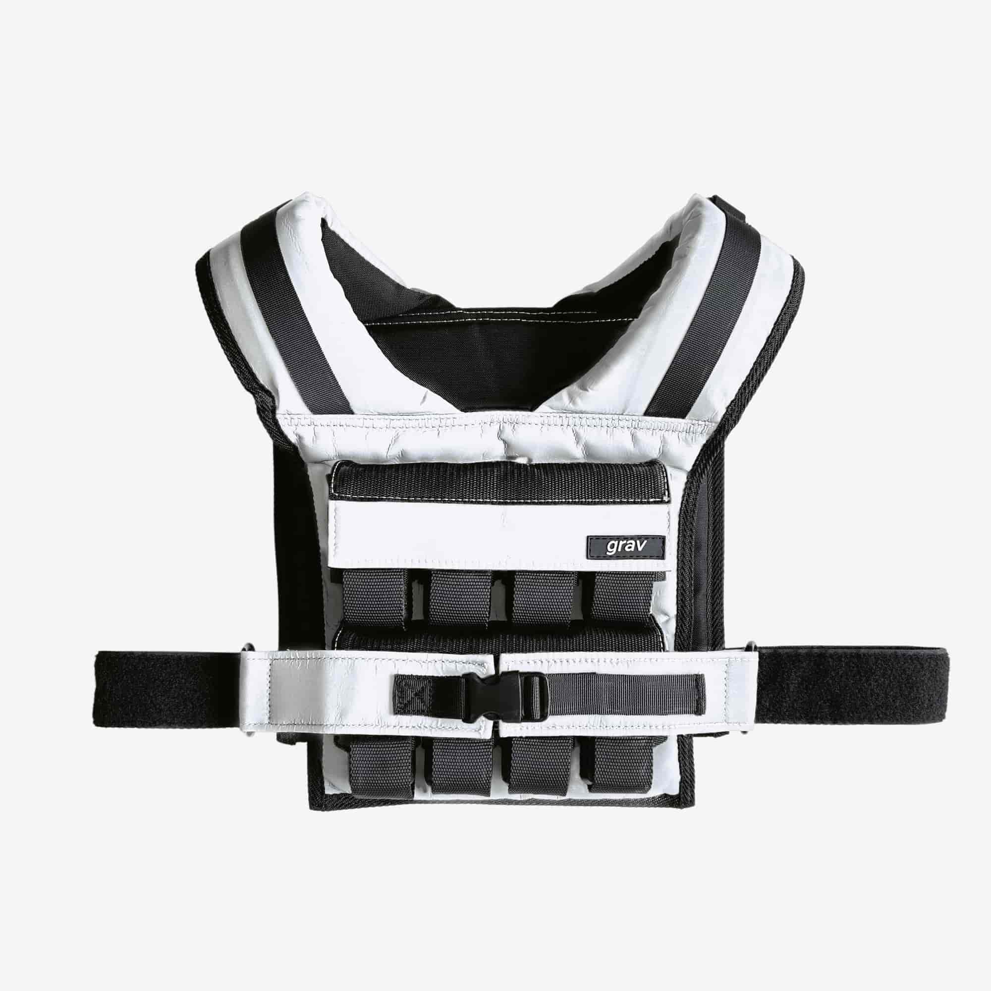 Gravgear - Grav Weight Vest 37lb - Reflective Grey - Image 3