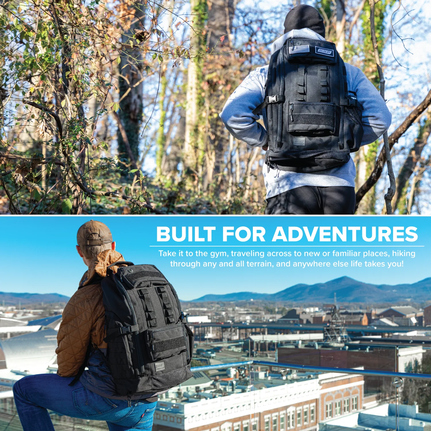 Serious Steel Fitness - Gym Backpack (45L) - Image 3