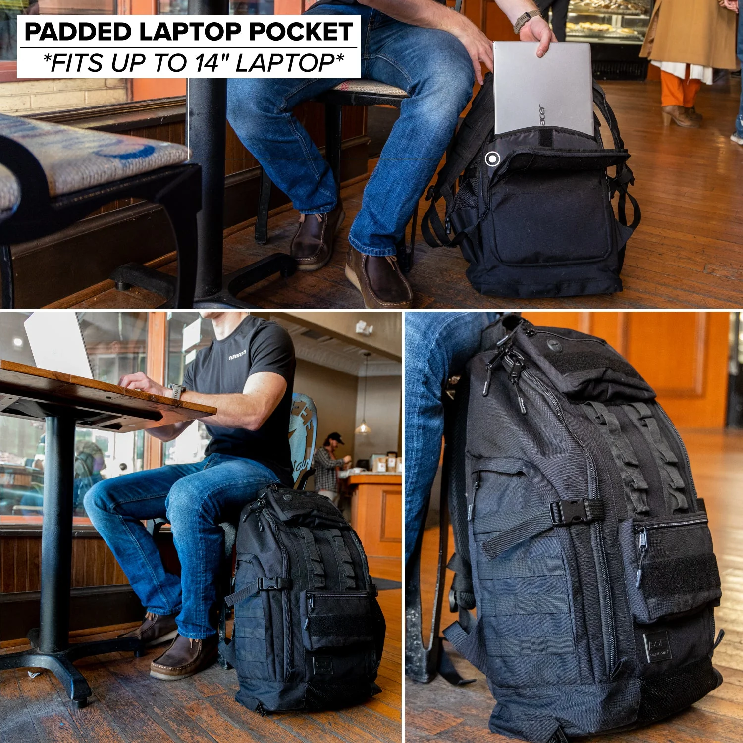 Serious Steel Fitness - Gym Backpack (45L) - Image 4