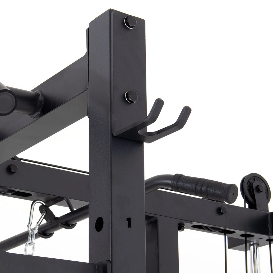 SMAI - Half Power Rack With Cable Machine Lateral Pull Down / Rower - Image 17