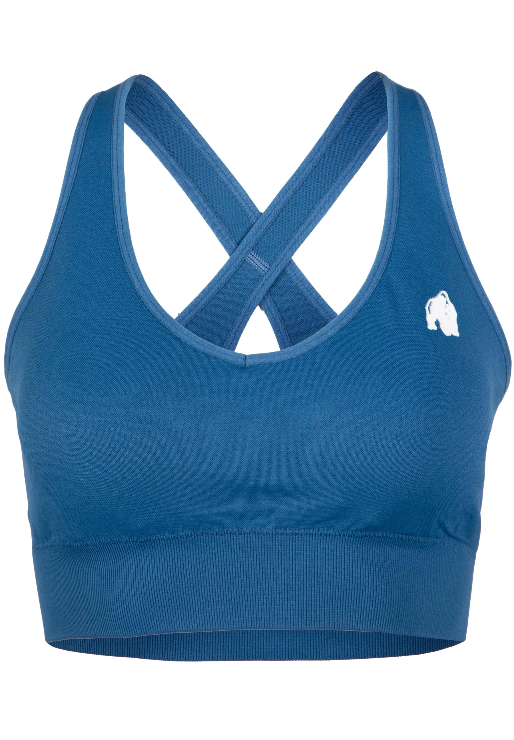 Gorilla Wear - Hilton Seamless Bra - Blue - Image 6