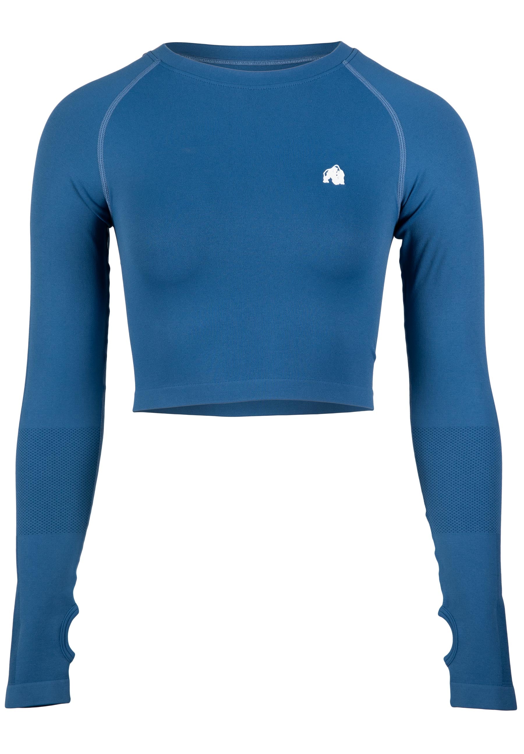 Gorilla Wear - Hilton Seamless Long Sleeve - Blue - Image 6