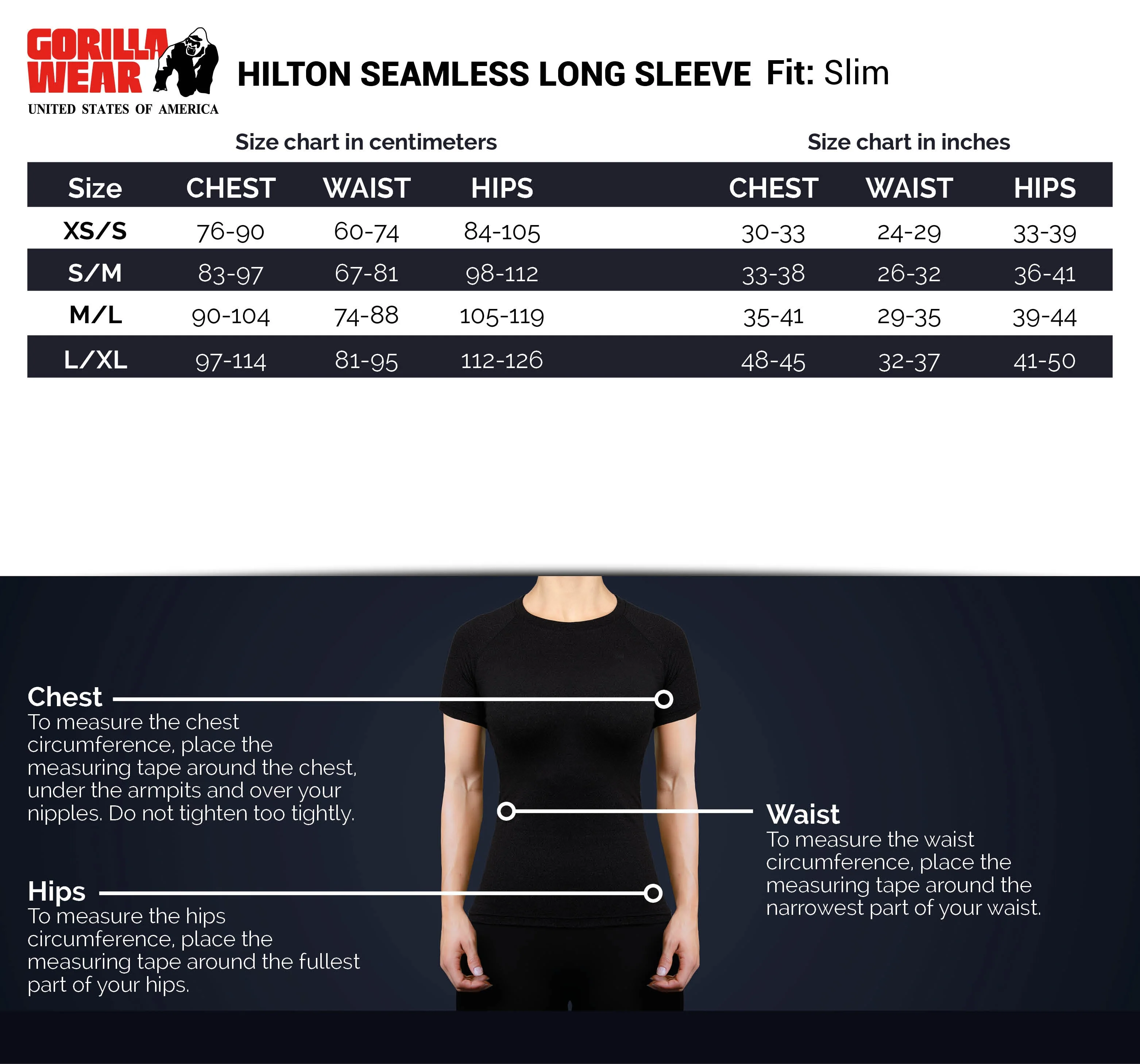 Gorilla Wear - Hilton Seamless Long Sleeve - Blue - Image 8