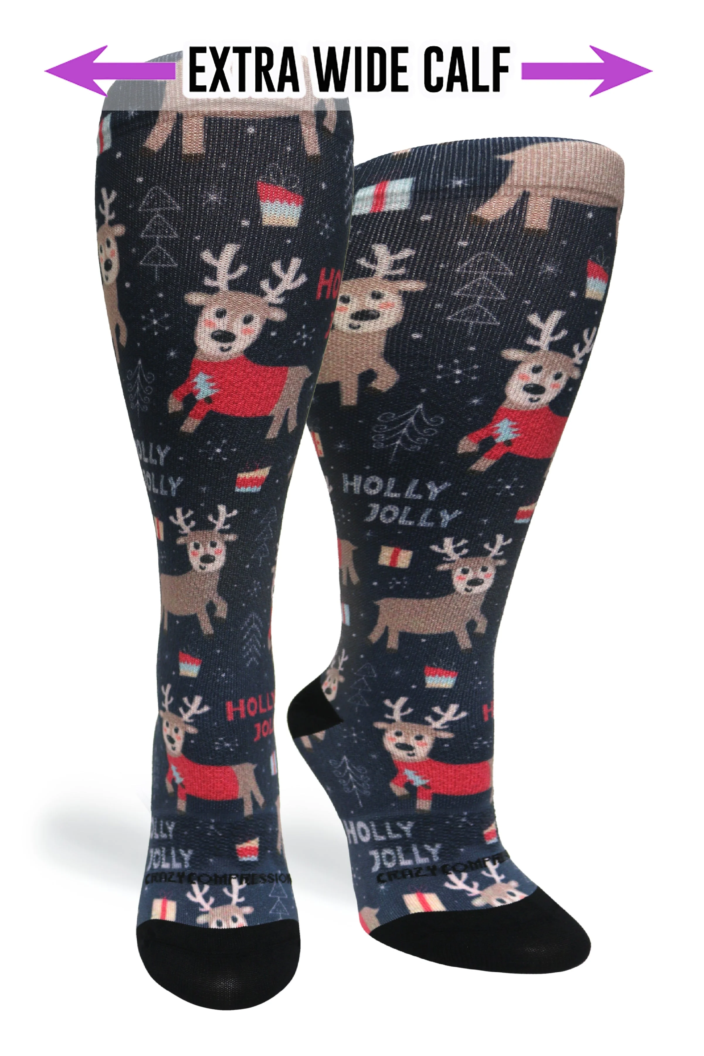 Crazy Compression - Holly Jolly - (Standard & Extra Wide) - Image 2